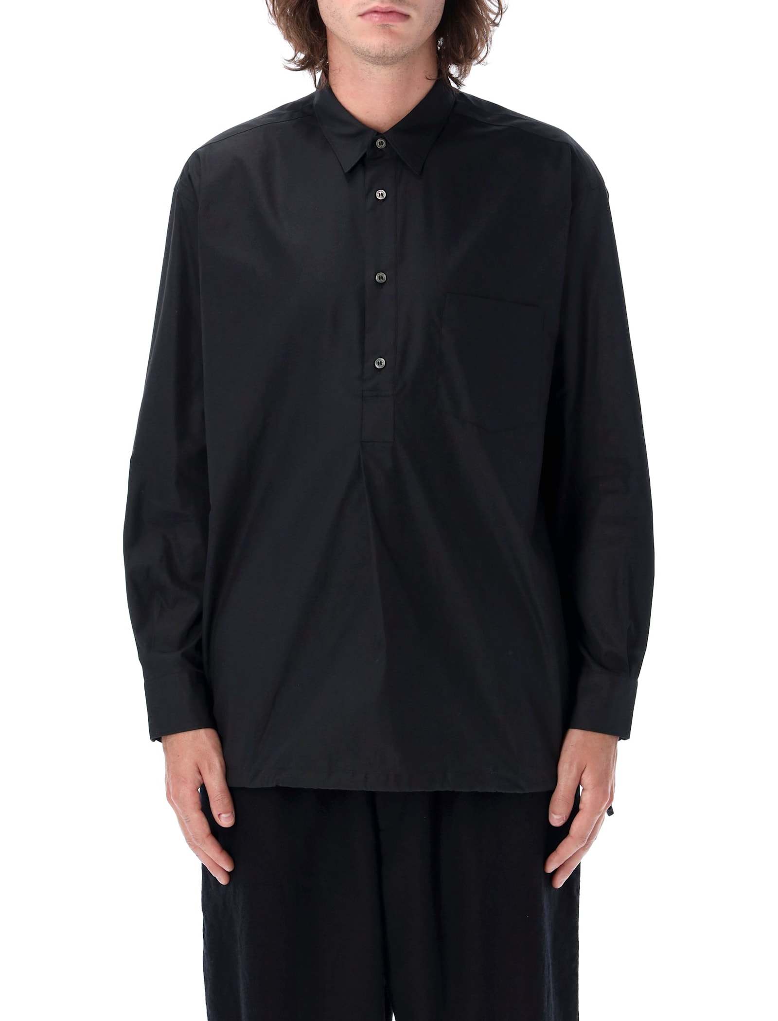 COMME DES GARÇONS HOMME DEUX DRAWSTRING HEM SHIRT 