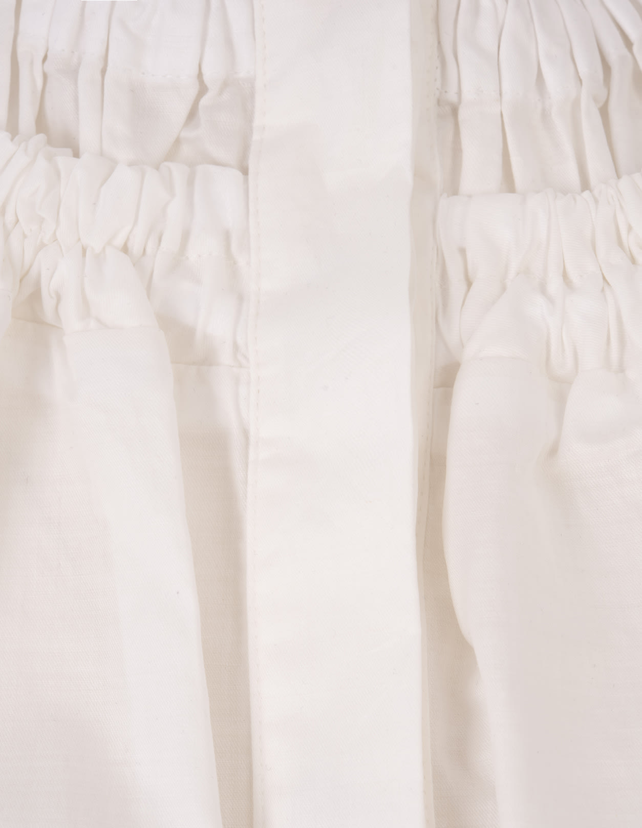 Shop Jil Sander White Shirt With Gathering On The Neck