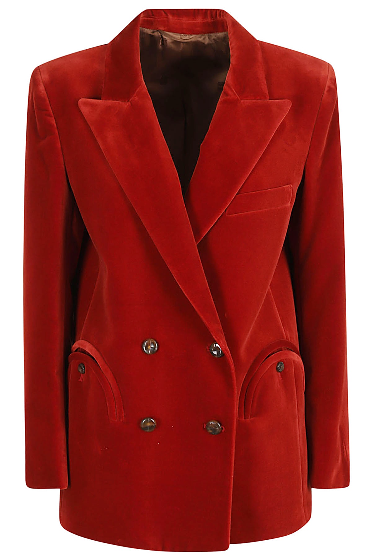 Shop Blazé Milano Jealousy Everynight Blazer In Campari