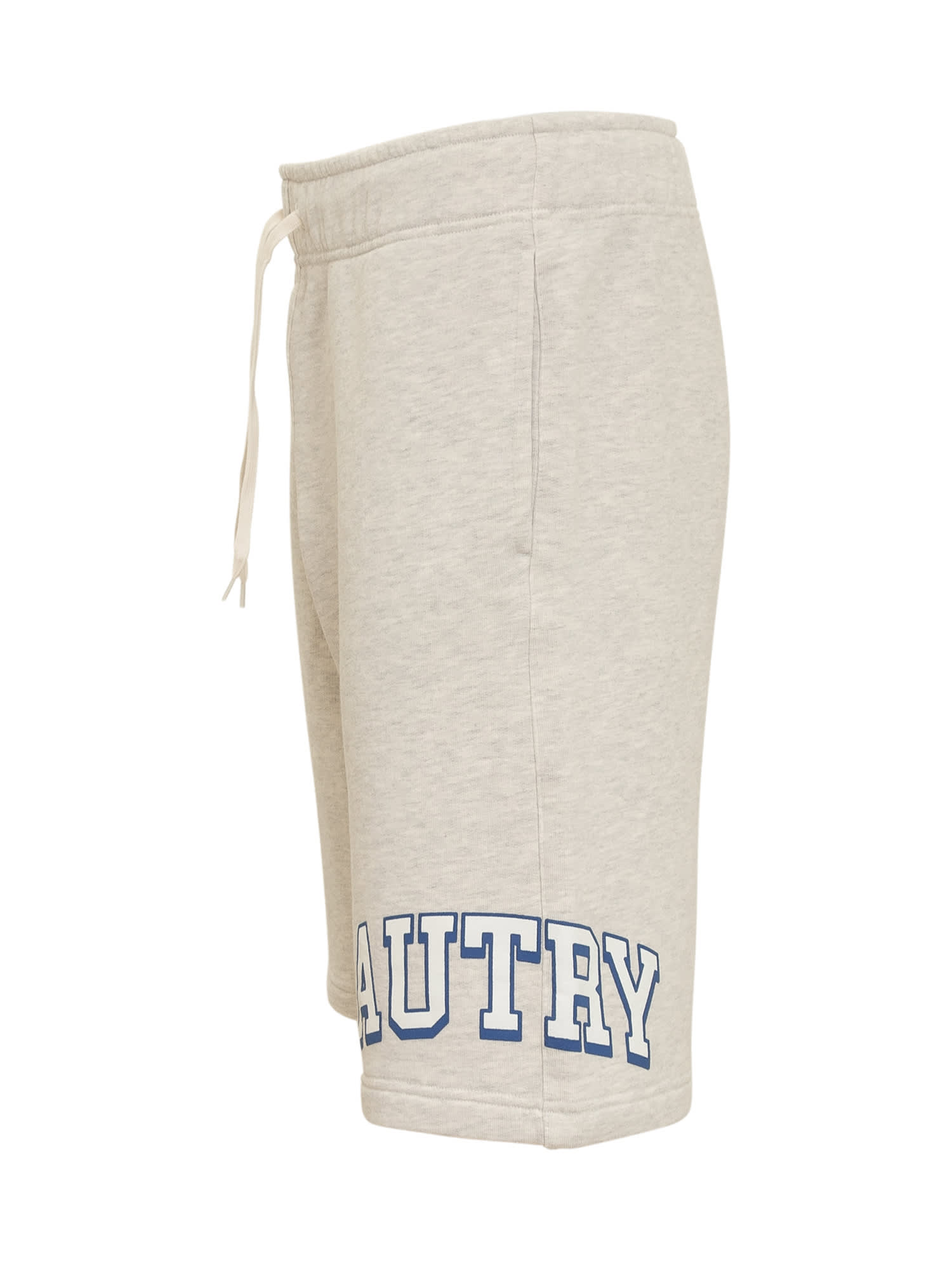 Shop Autry Shorts With Logo In Apparel Melange
