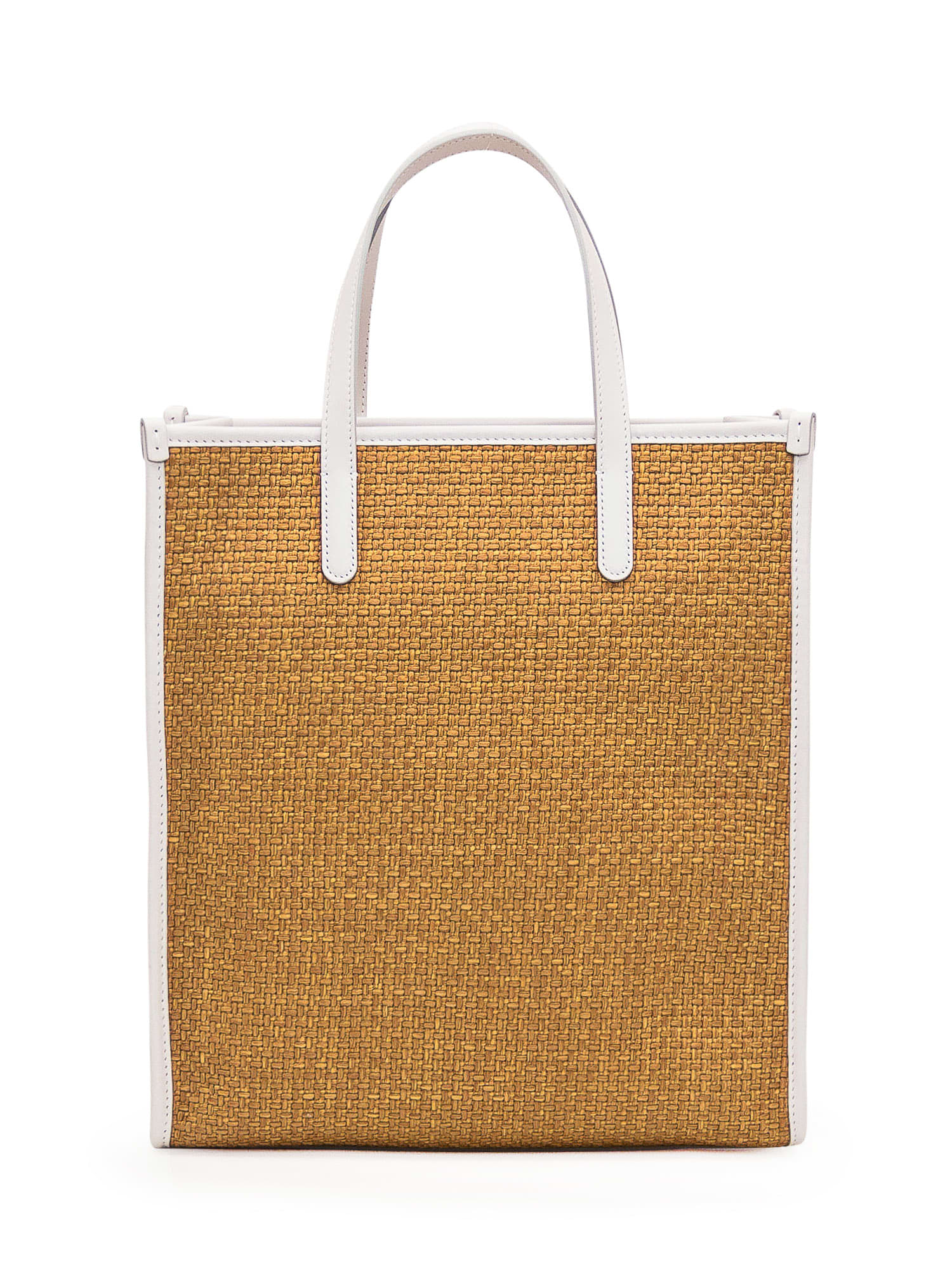 Shop Dolce & Gabbana Shopping Bag In Miele/latte