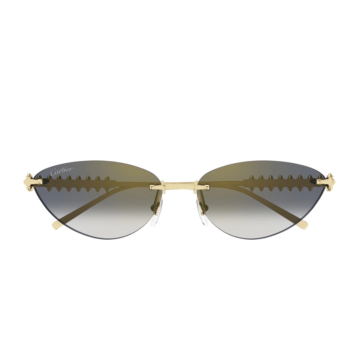 Cartier Ct0543s Clash De Sunglasses In Green
