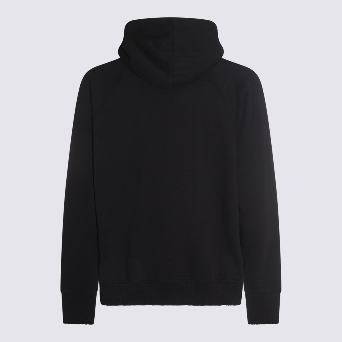 Thom Krom Black Cotton Sweatshirt In Black
