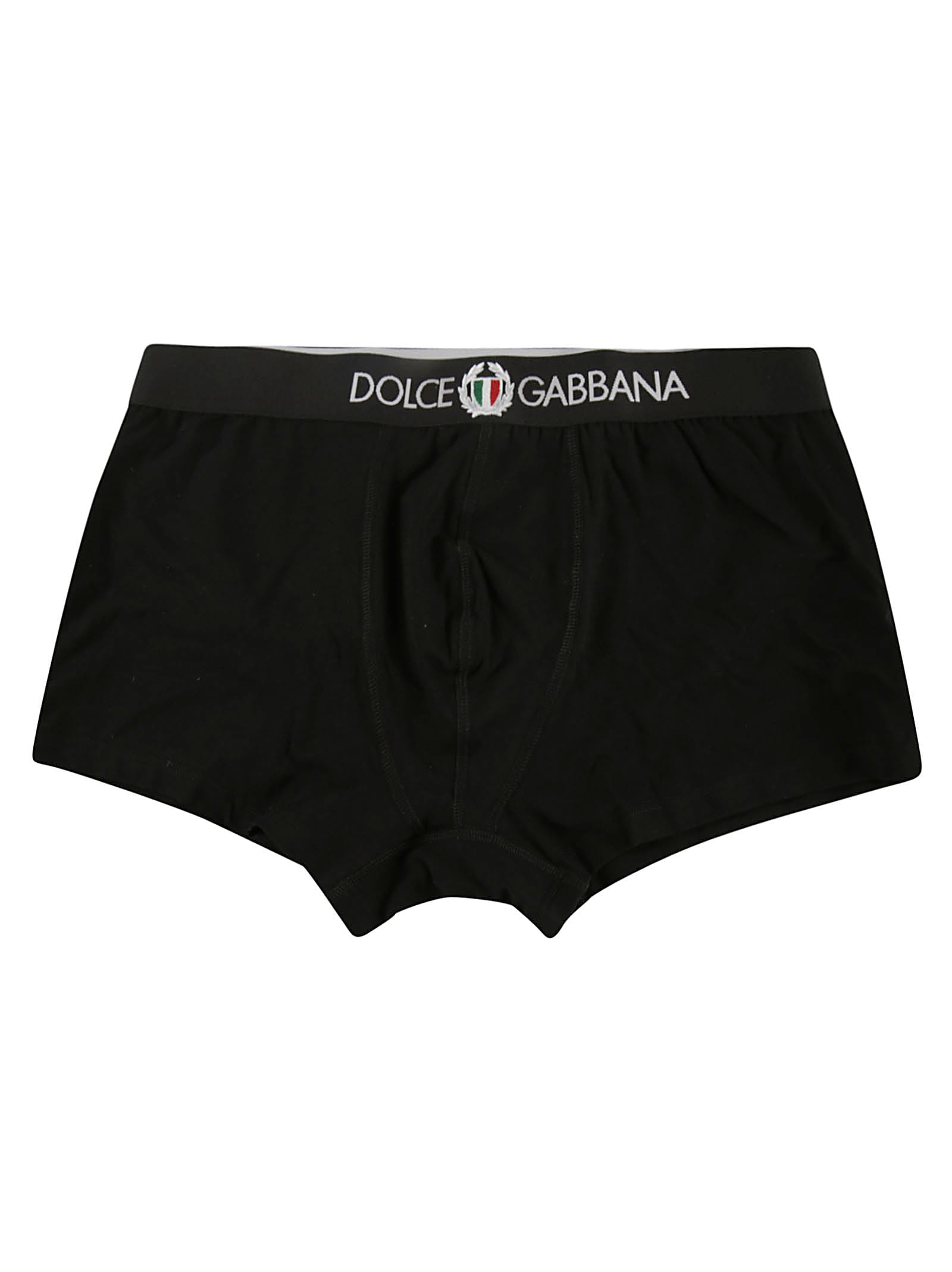 Dolce & Gabbana Sport Crest Stretch Cotton Regular Boxer White