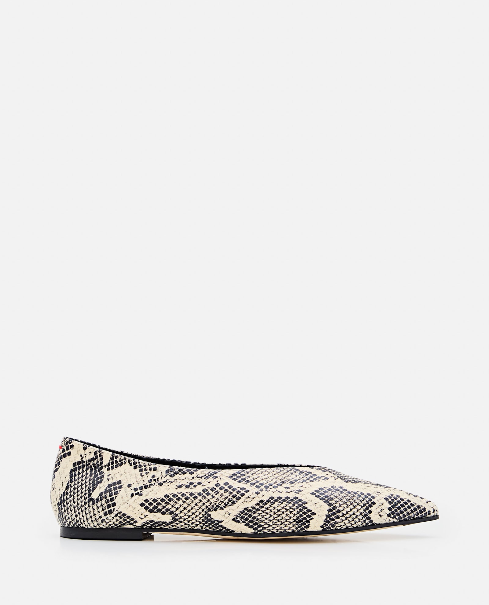 Moa Snake Print Goat Leather Creamy