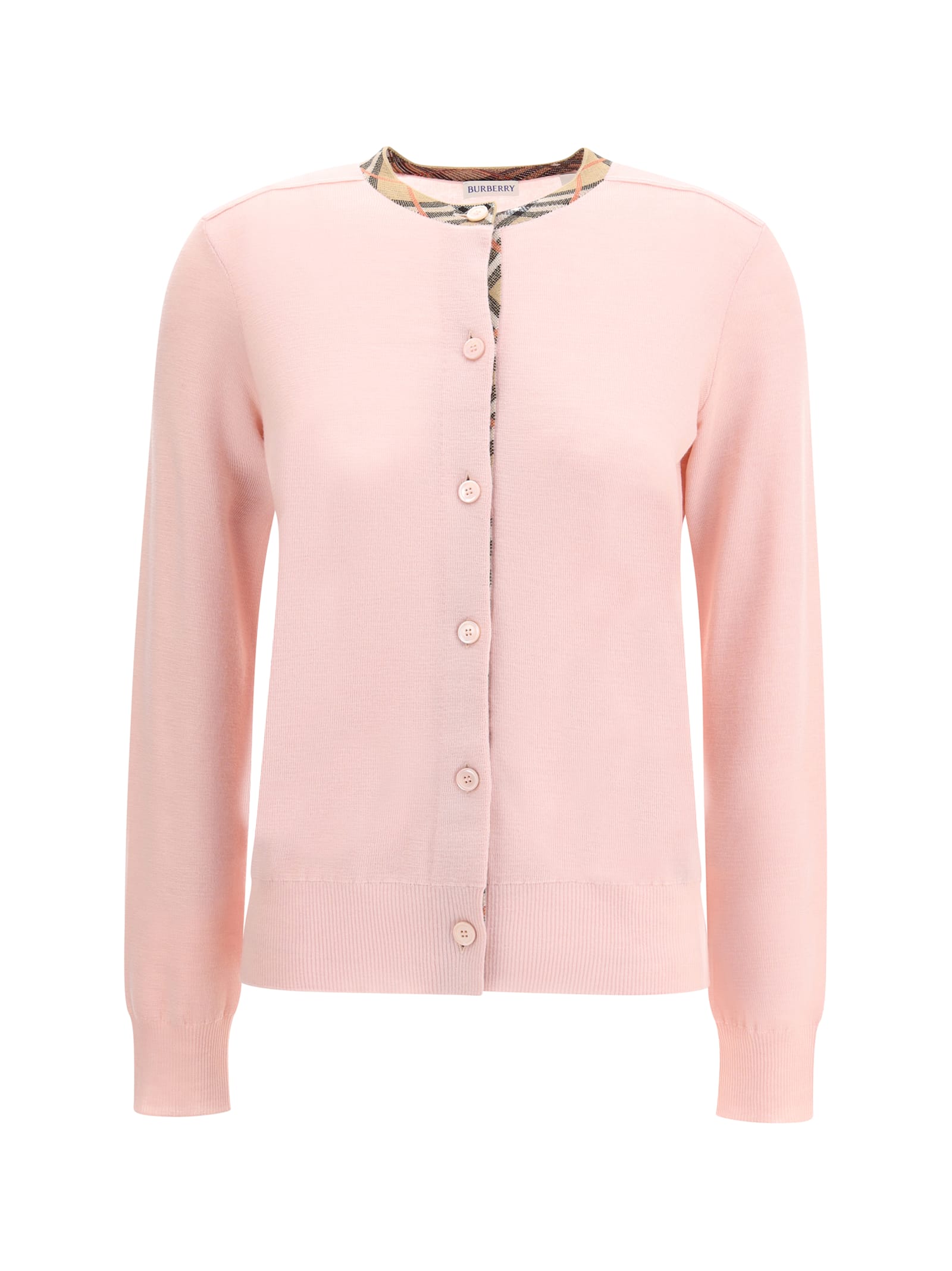 Burberry Women Knit Cardigan In Pink