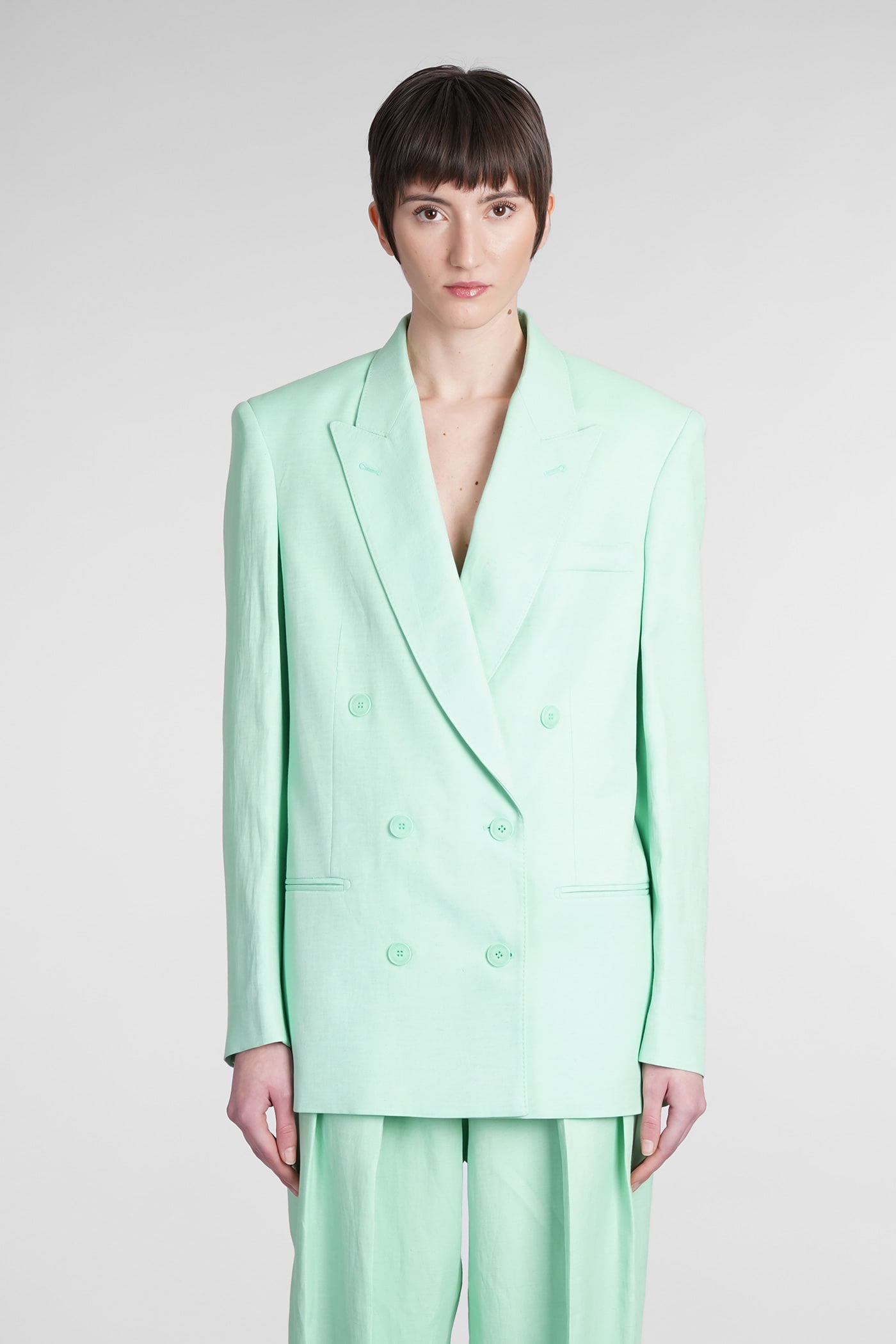 Stella McCartney Oversized Double-Breasted Blazer Jacket | Smart