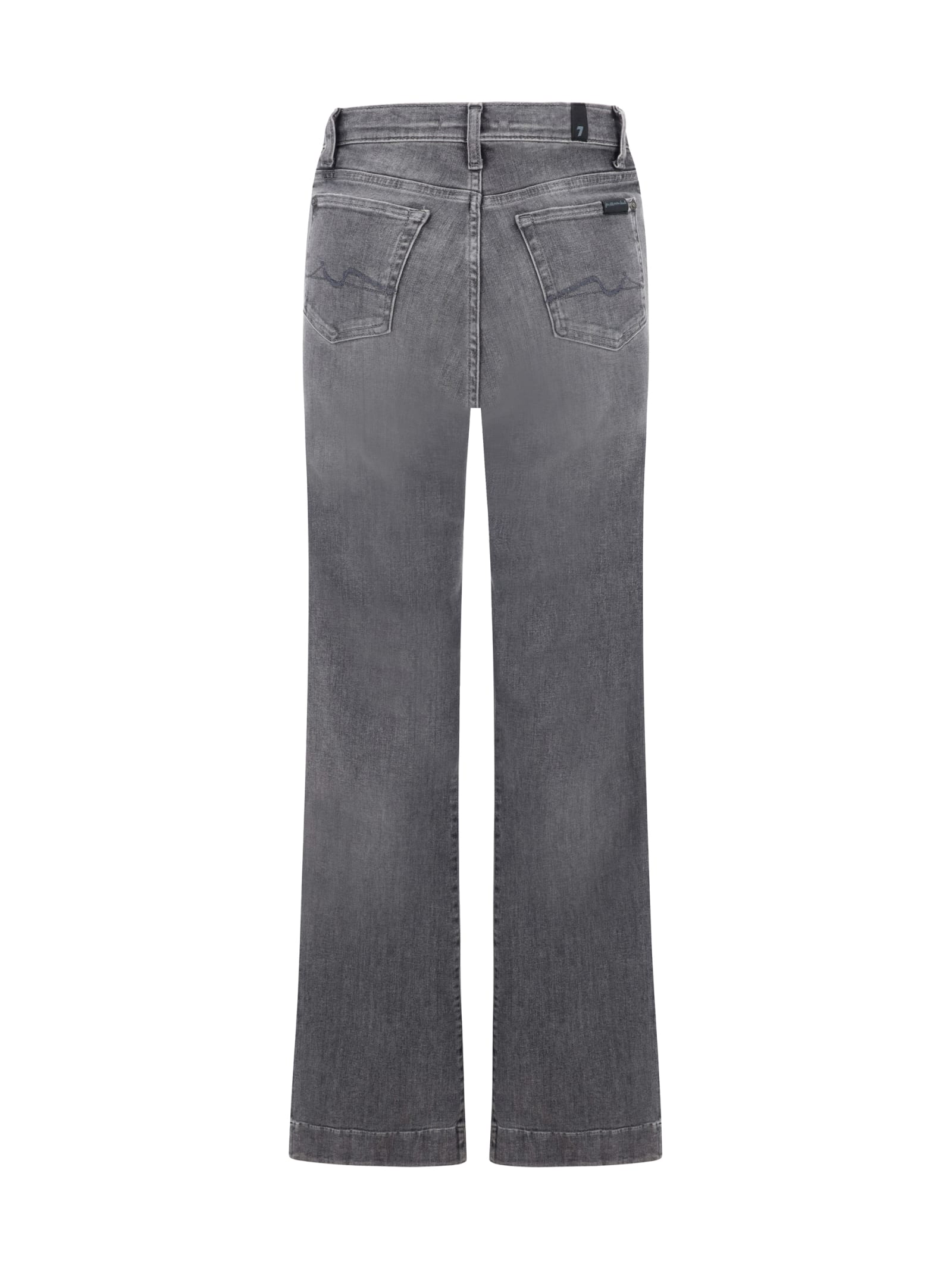 Shop 7 For All Mankind Dojo Soho Jeans In Grey