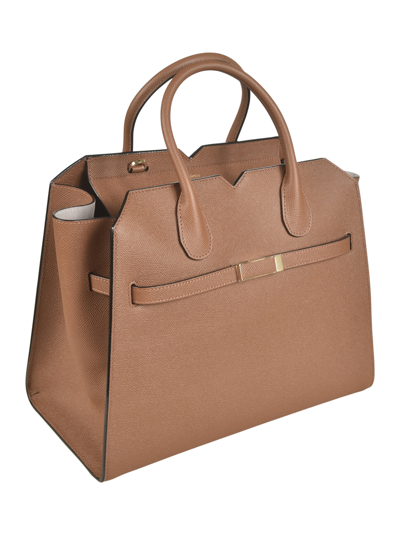 Shop Valextra Dual Handle Tote In Mcc