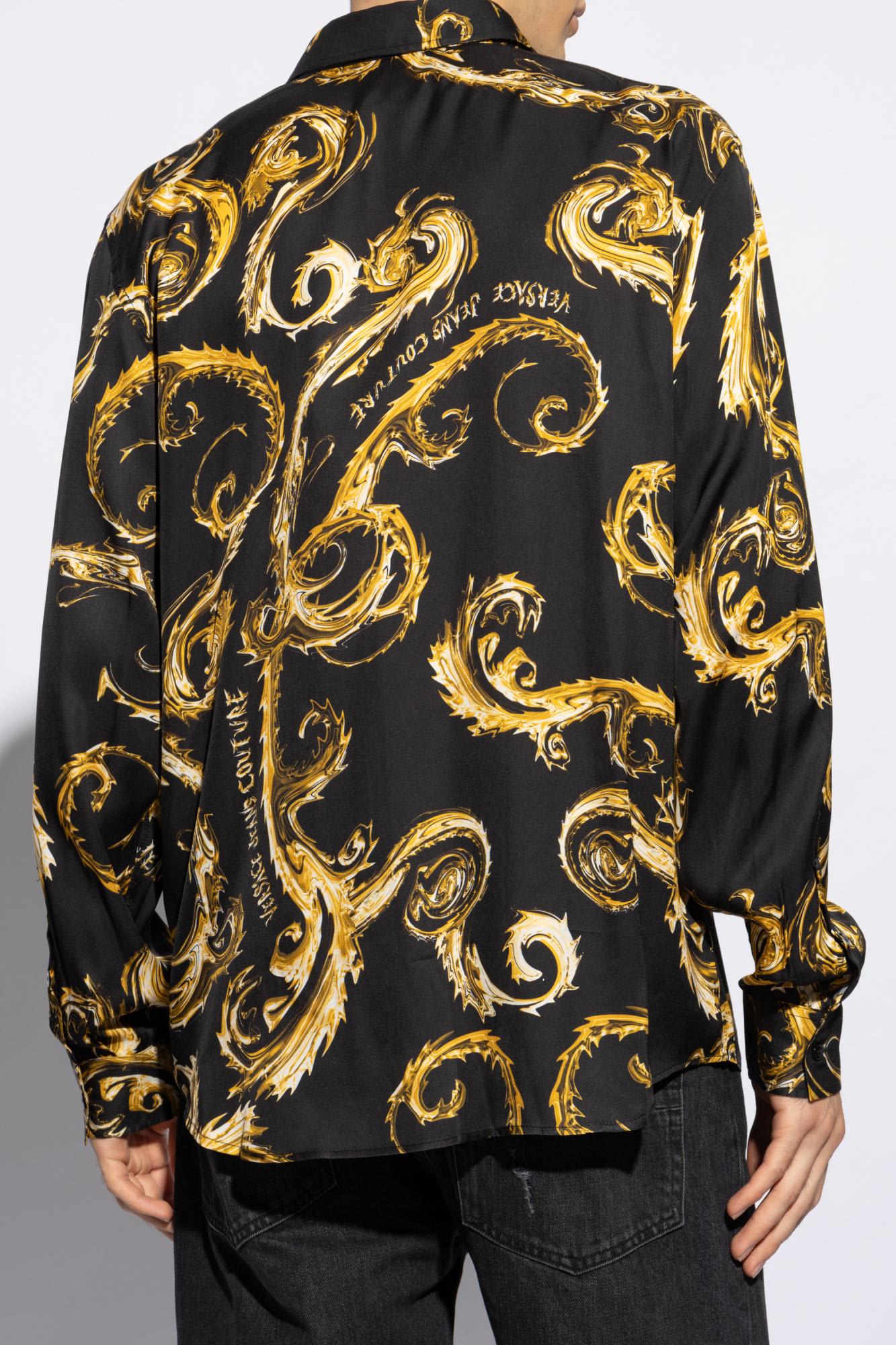 VERSACE JEANS COUTURE VERSACE JEANS COUTURE PATTERNED SHIRT 