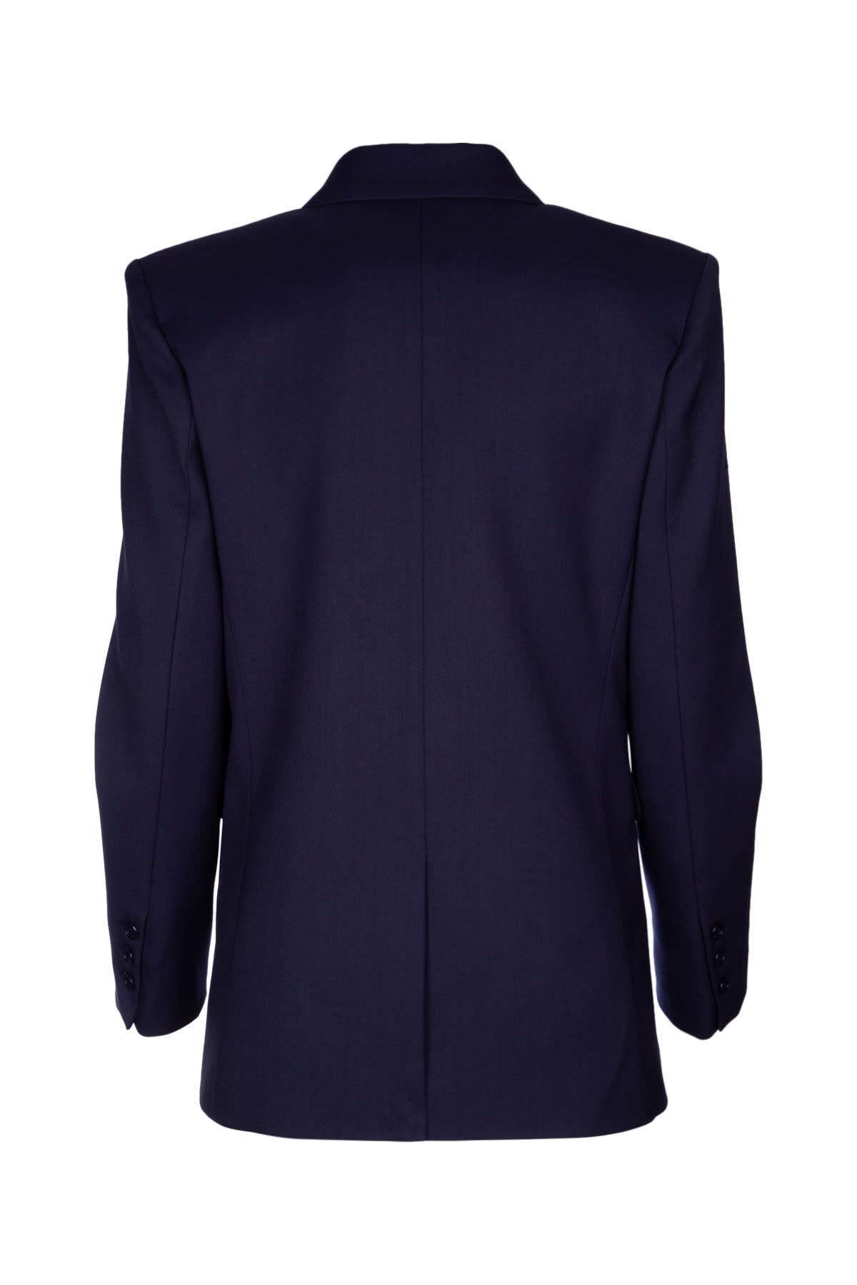 Shop Elisabetta Franchi Giacca Doppiopetto In Navy