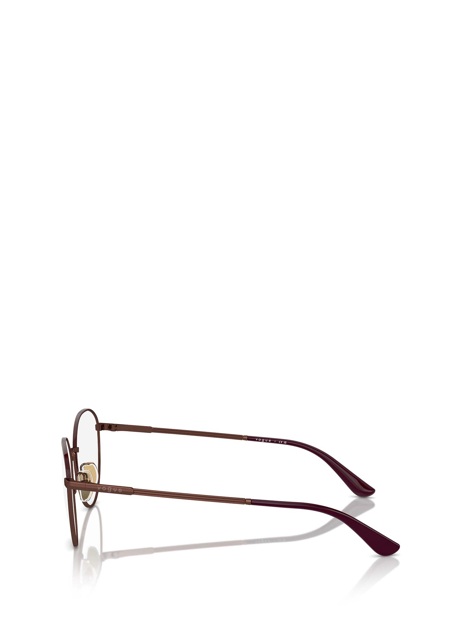 Shop Vogue Eyewear Vo4306 Copper / Top Bordeaux Glasses