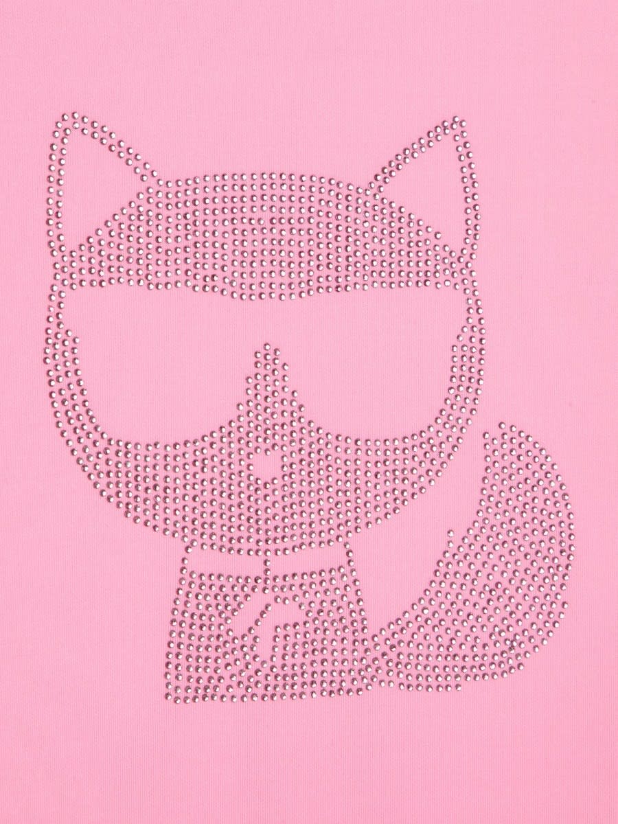 Shop Karl Lagerfeld Dress In Pink