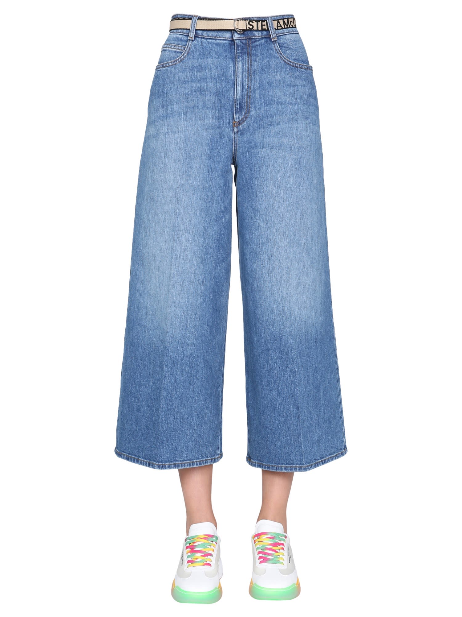 Stella McCartney Jeans With Logo Belt
