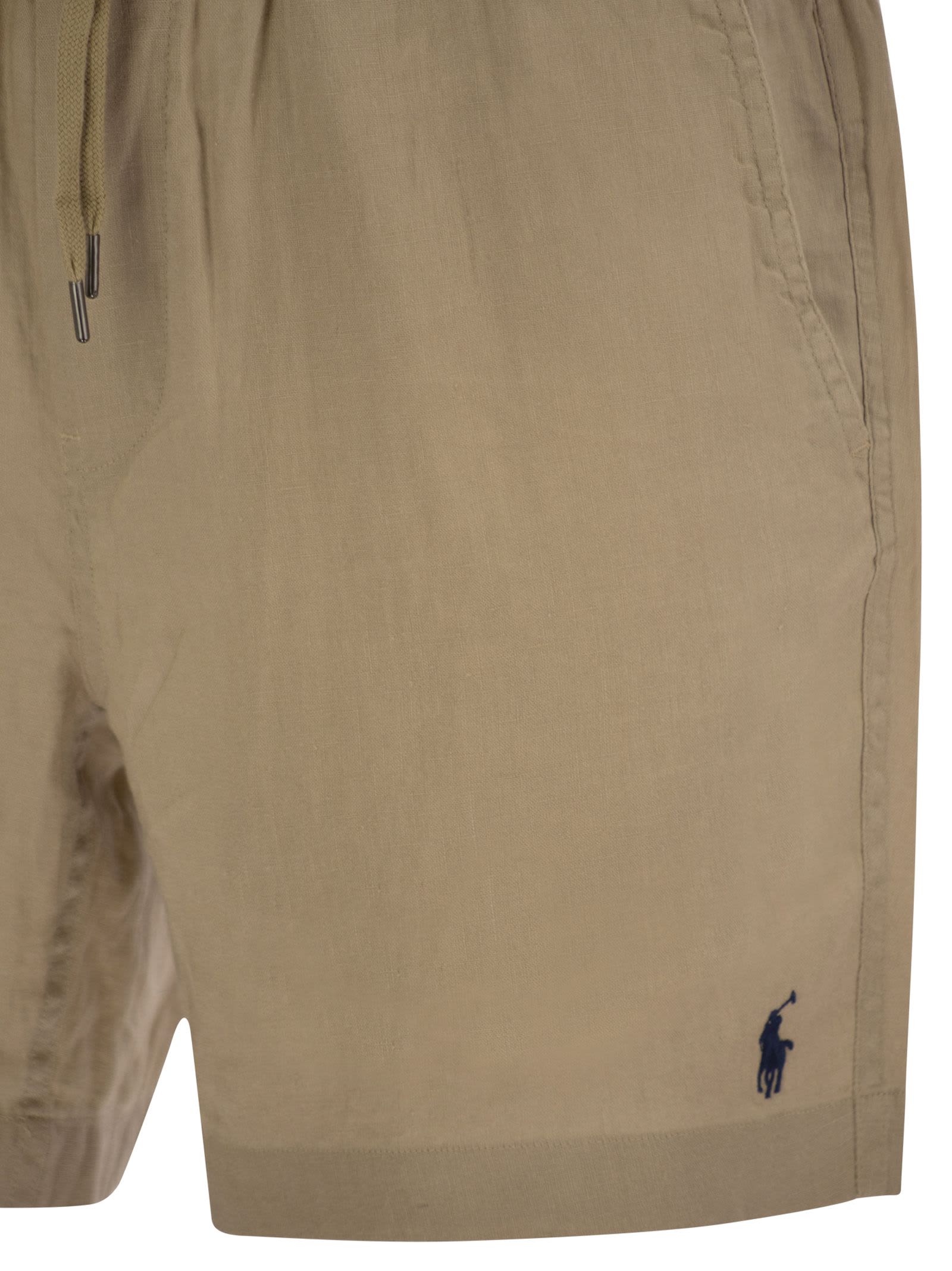 POLO RALPH LAUREN SHORT PREPSTER LINEN POLO 15.2 CM