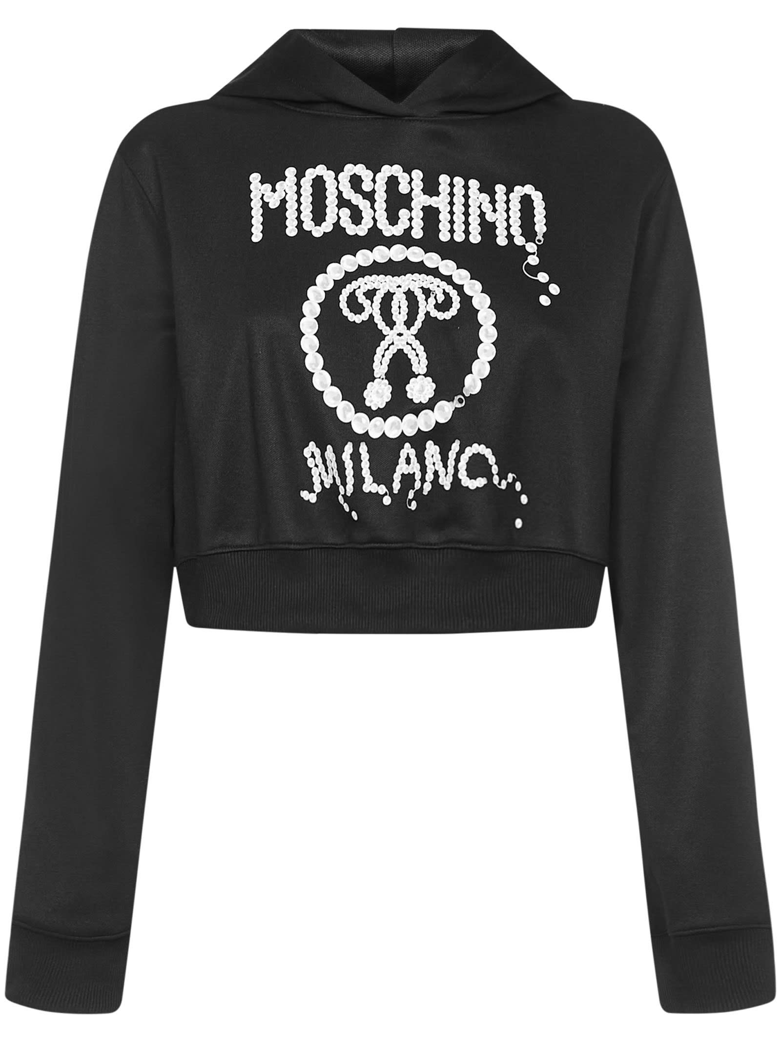 Moschino Pearls Double Question Mark Sweatshirt