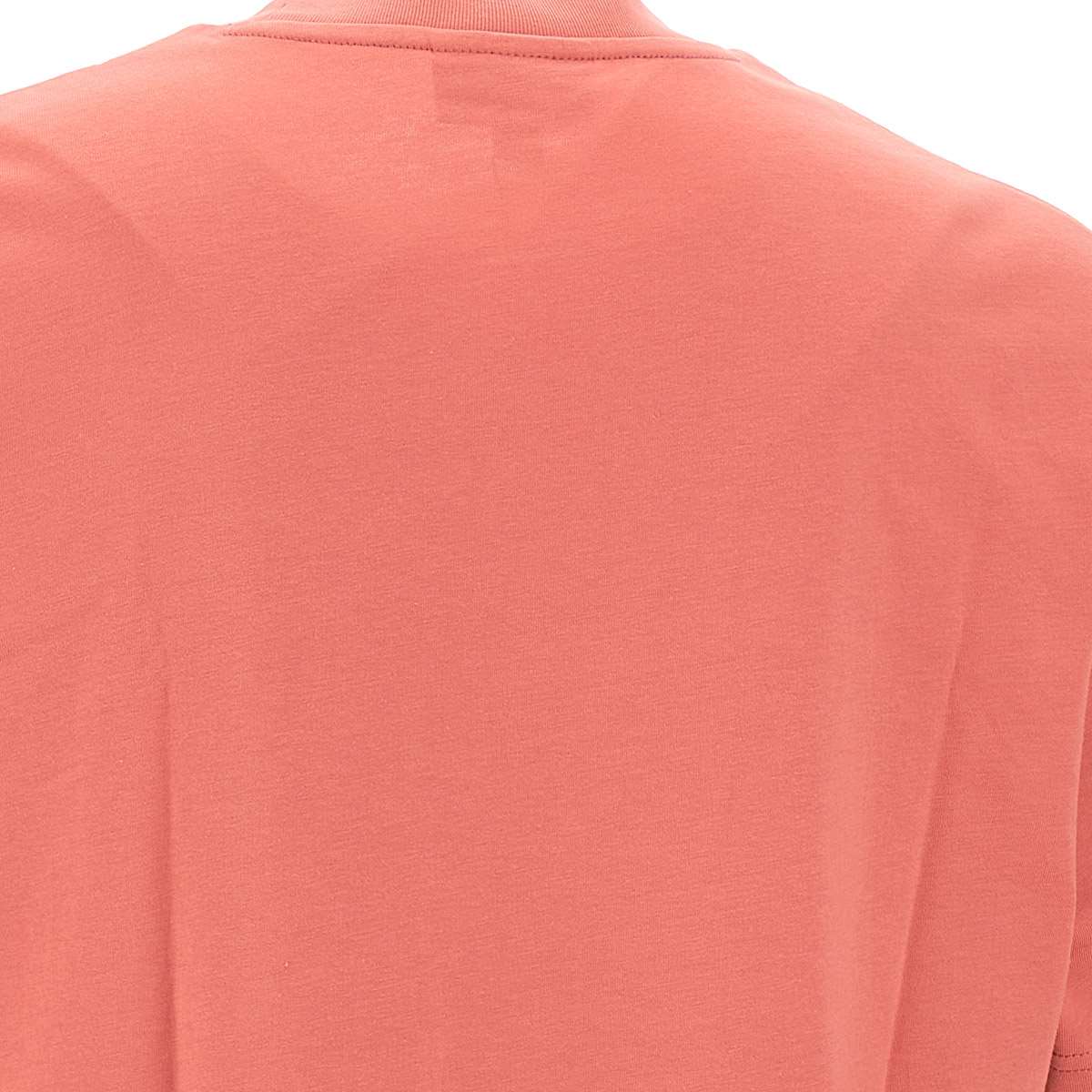 Shop Lacoste Cotton T-shirt In Orange