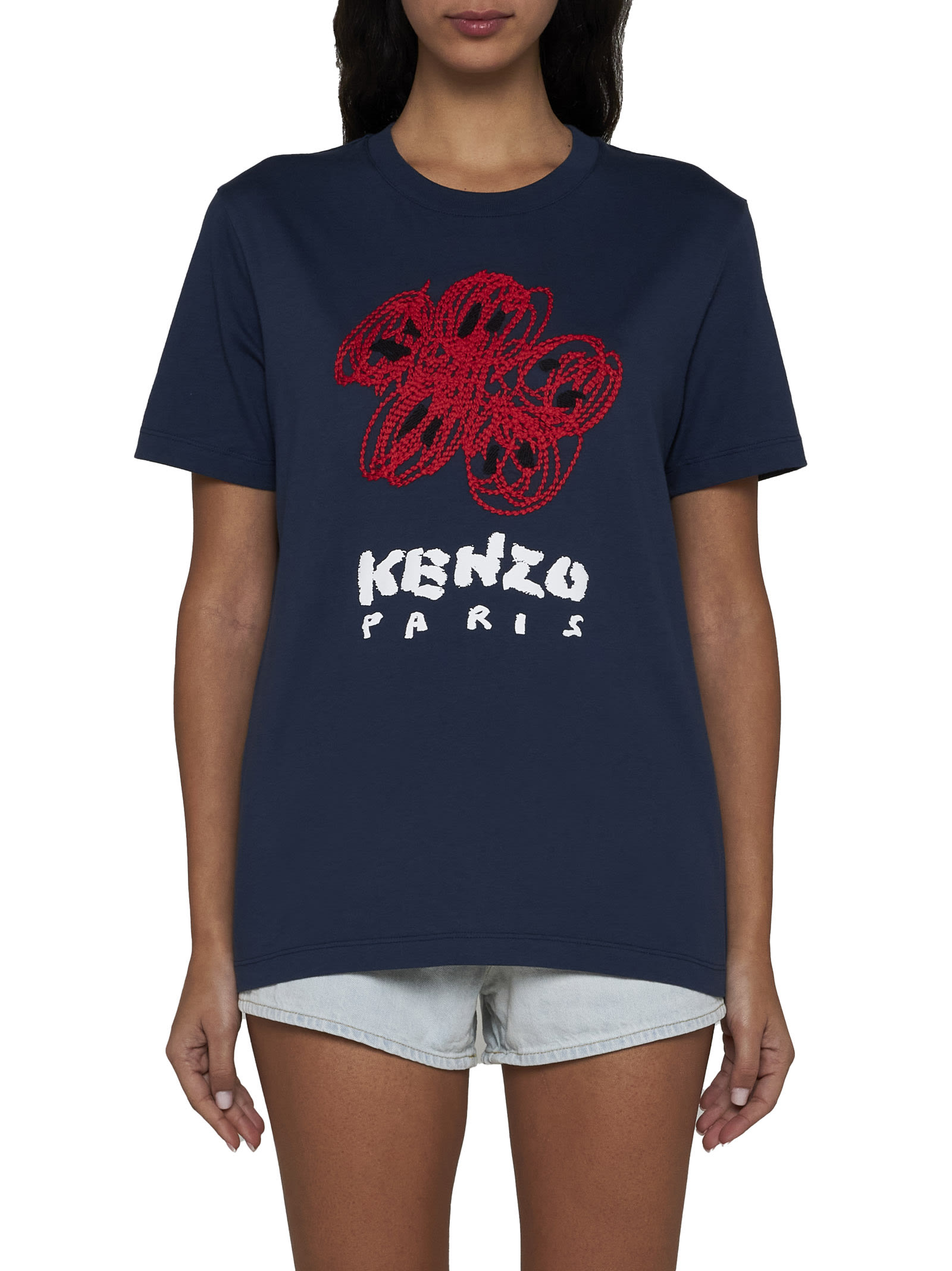 Shop Kenzo T-shirt In Midnight