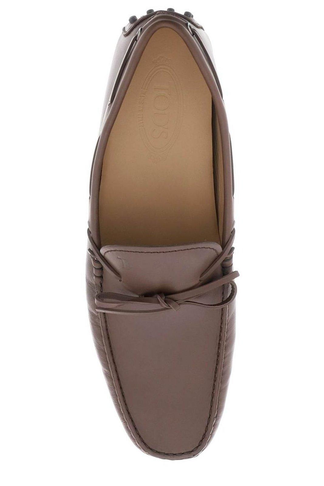 Shop Tod's Gommino Slip-on Driving Loafers In Brown