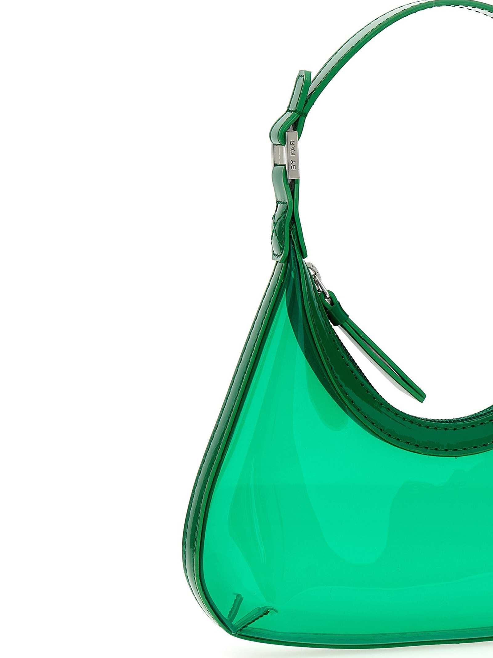 Shop By Far Baby Amber Clover Handbag In Green