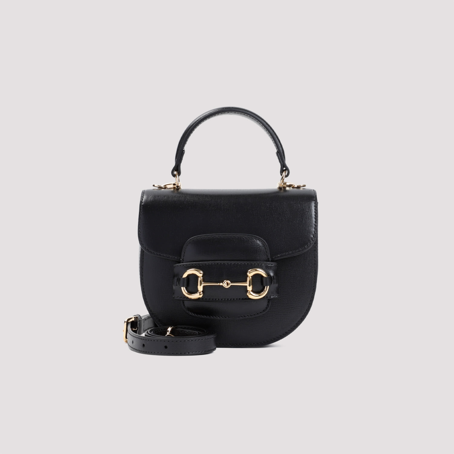 Shop Gucci Mini Horsebit 1955 Tote Bag In Black