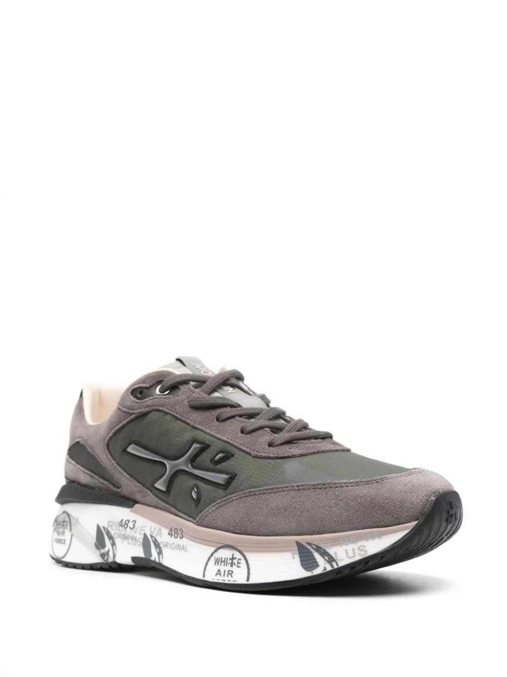 Shop Premiata Moerun 7106 Sneakers In Green