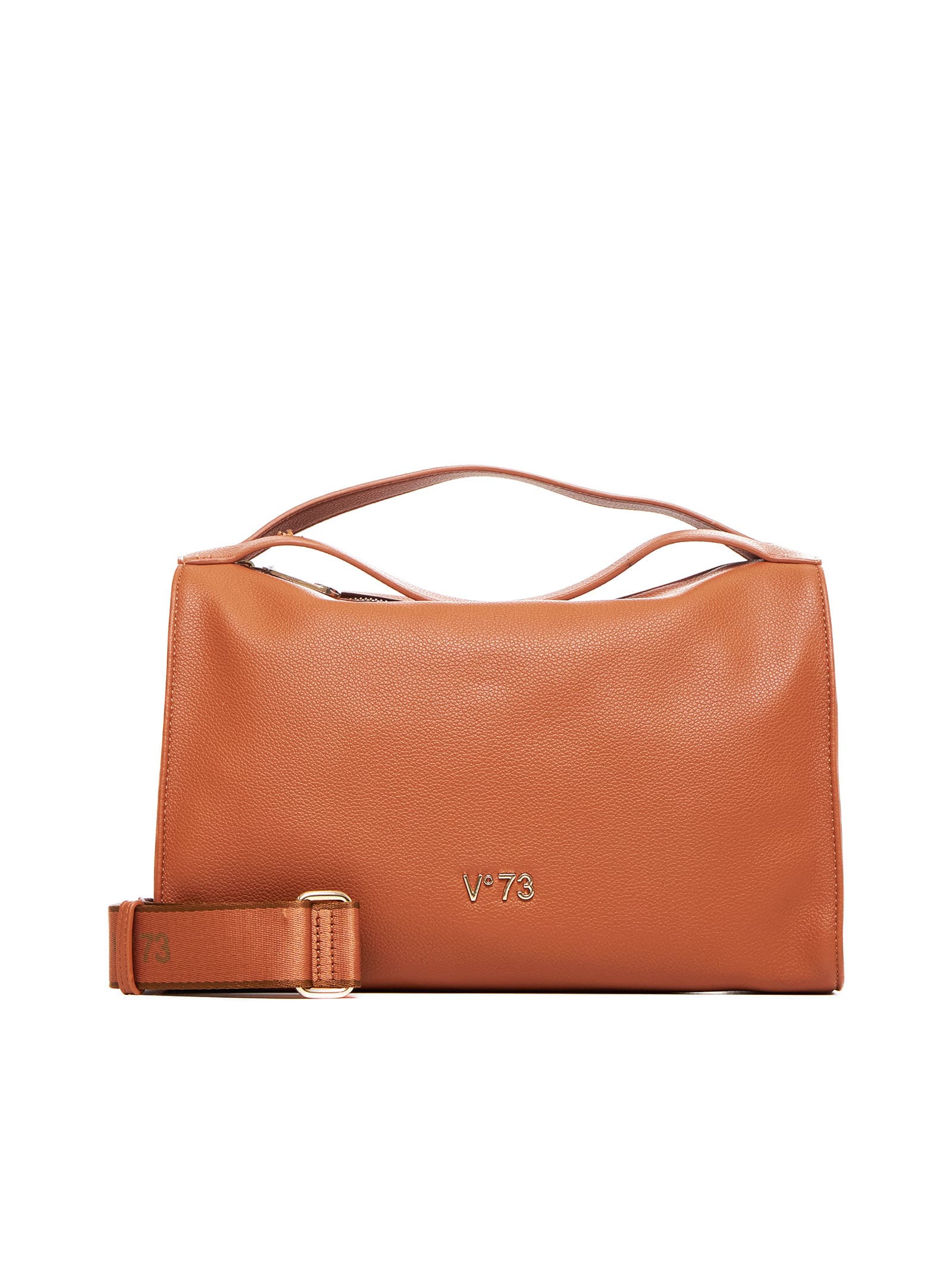 Shop V73 Tote In Leather Brown