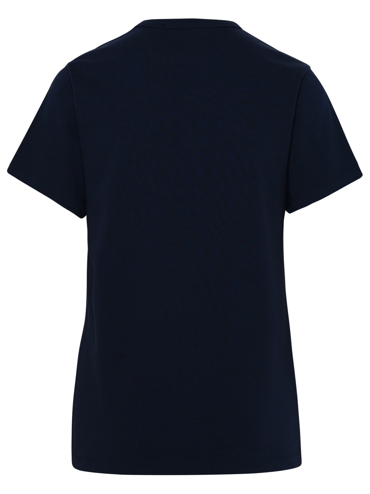 Shop Maison Kitsuné Blue Cotton T-shirt In Blu Navy