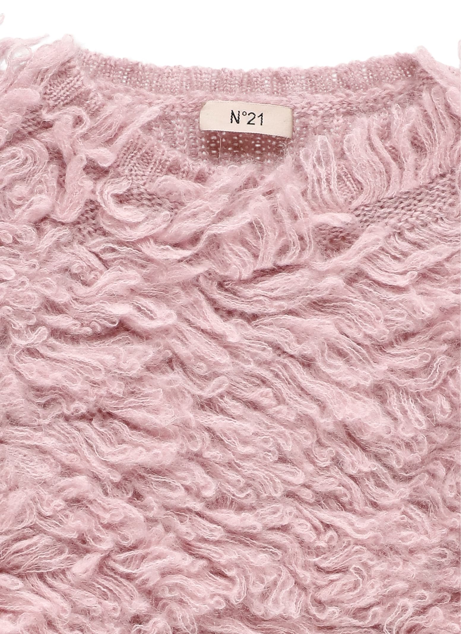 Shop N°21 Loop Pile Sweater In Pink