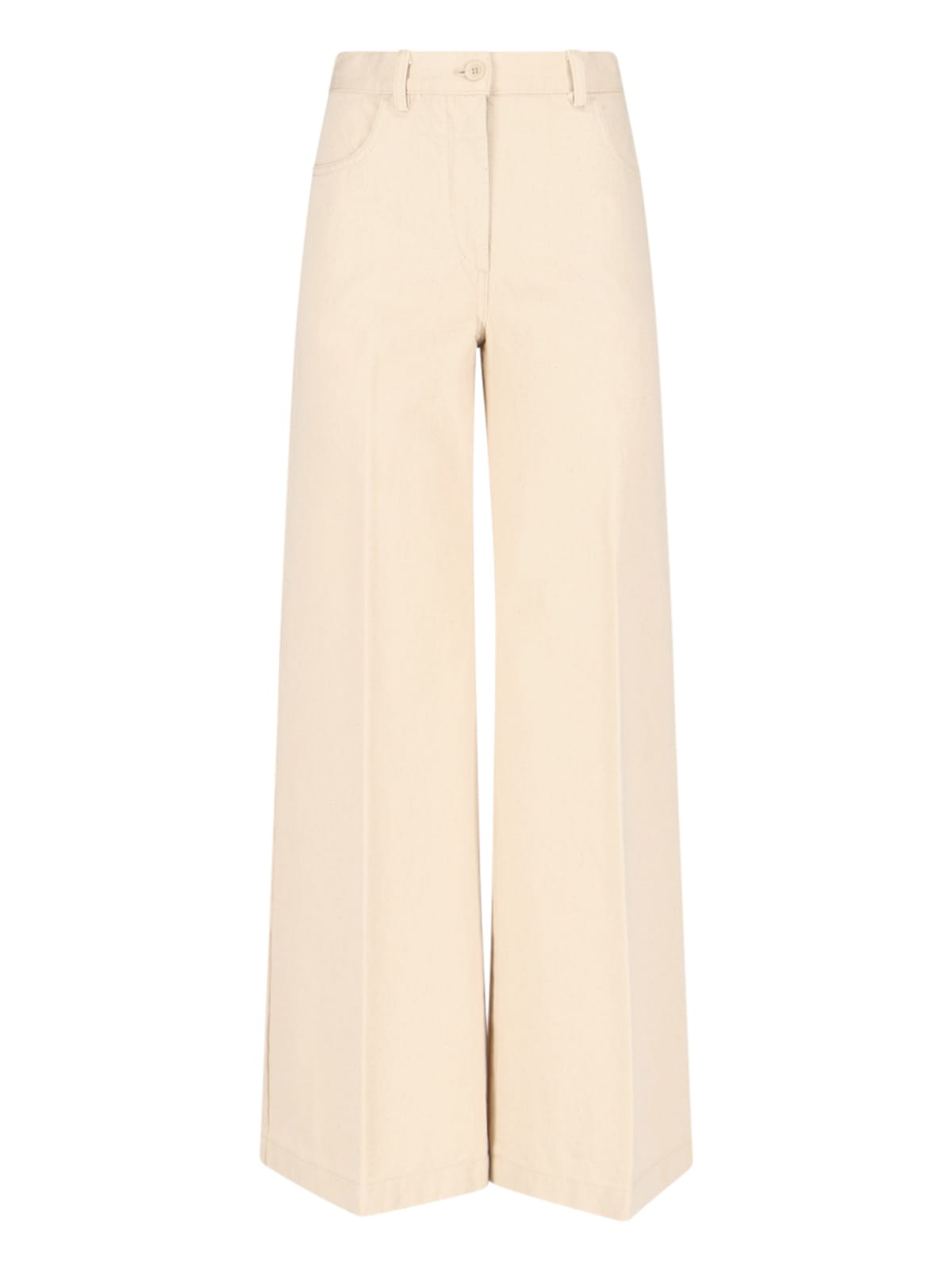 Aspesi Poplin Pants In Cream