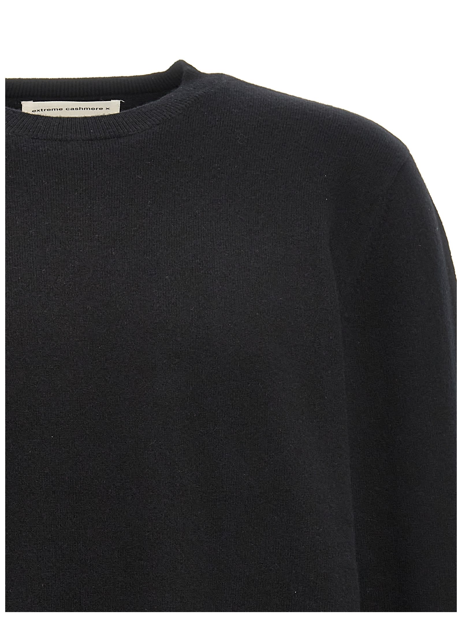 Shop Extreme Cashmere N°358 Mister Sweater In Black