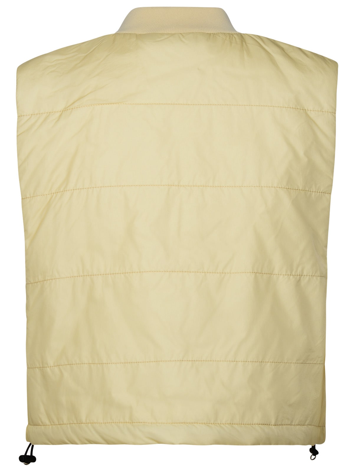 Shop Palm Angels Cream Polyamide Vest In Off White