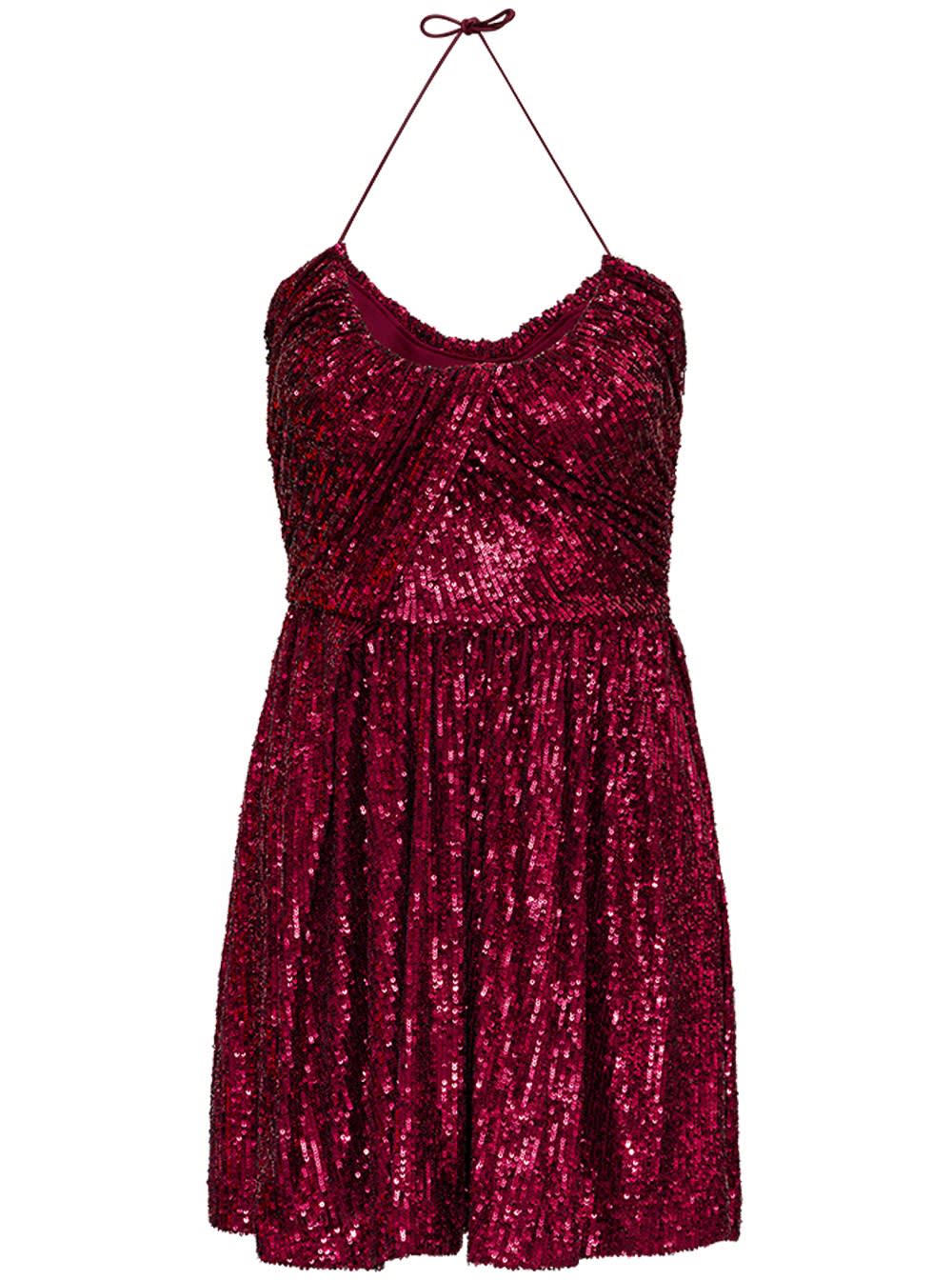 Photo of  Saint Laurent Strapless Sequin Dress- shop Saint Laurent Dresses online sales