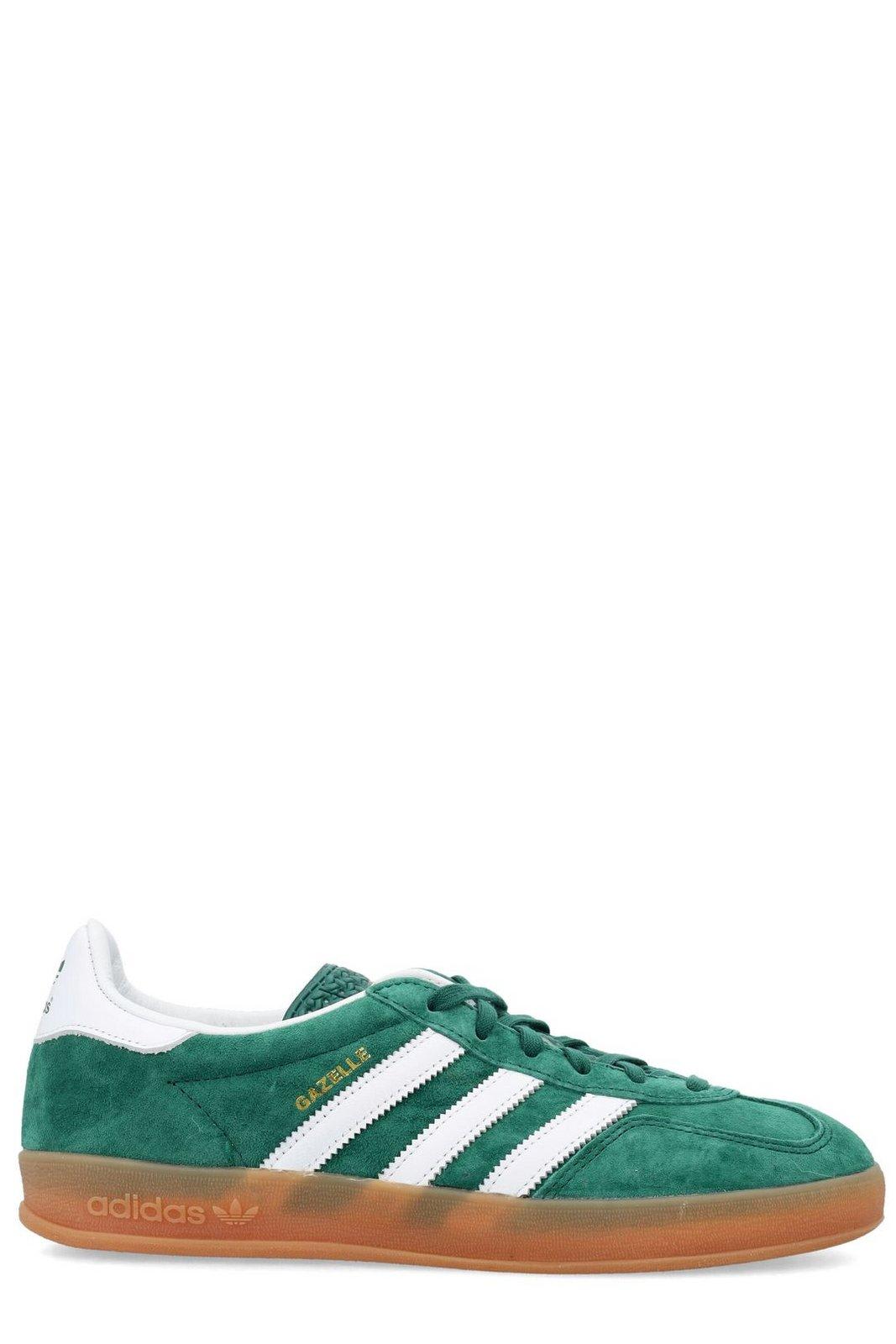 Adidas Originals Low Top Suede Sneakers With Rubber Sole In Cgreen/ftwwht/gum2