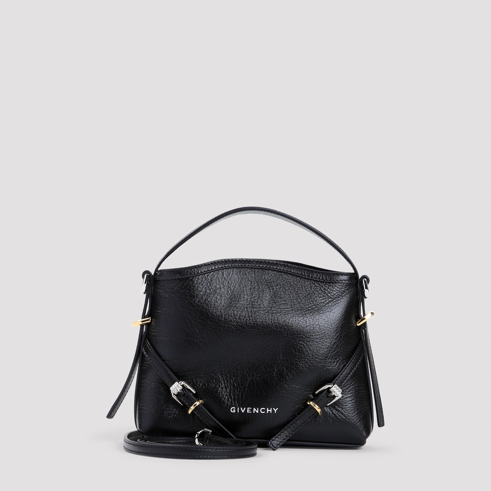 Shop Givenchy Voyou Nano Shoulder Bag In Black