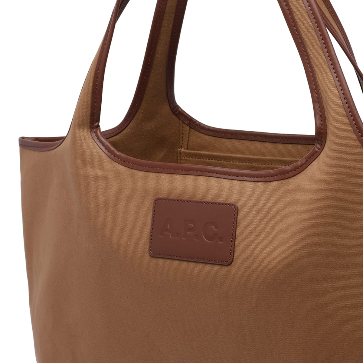 Apc Harper Shopper Tote In Brown