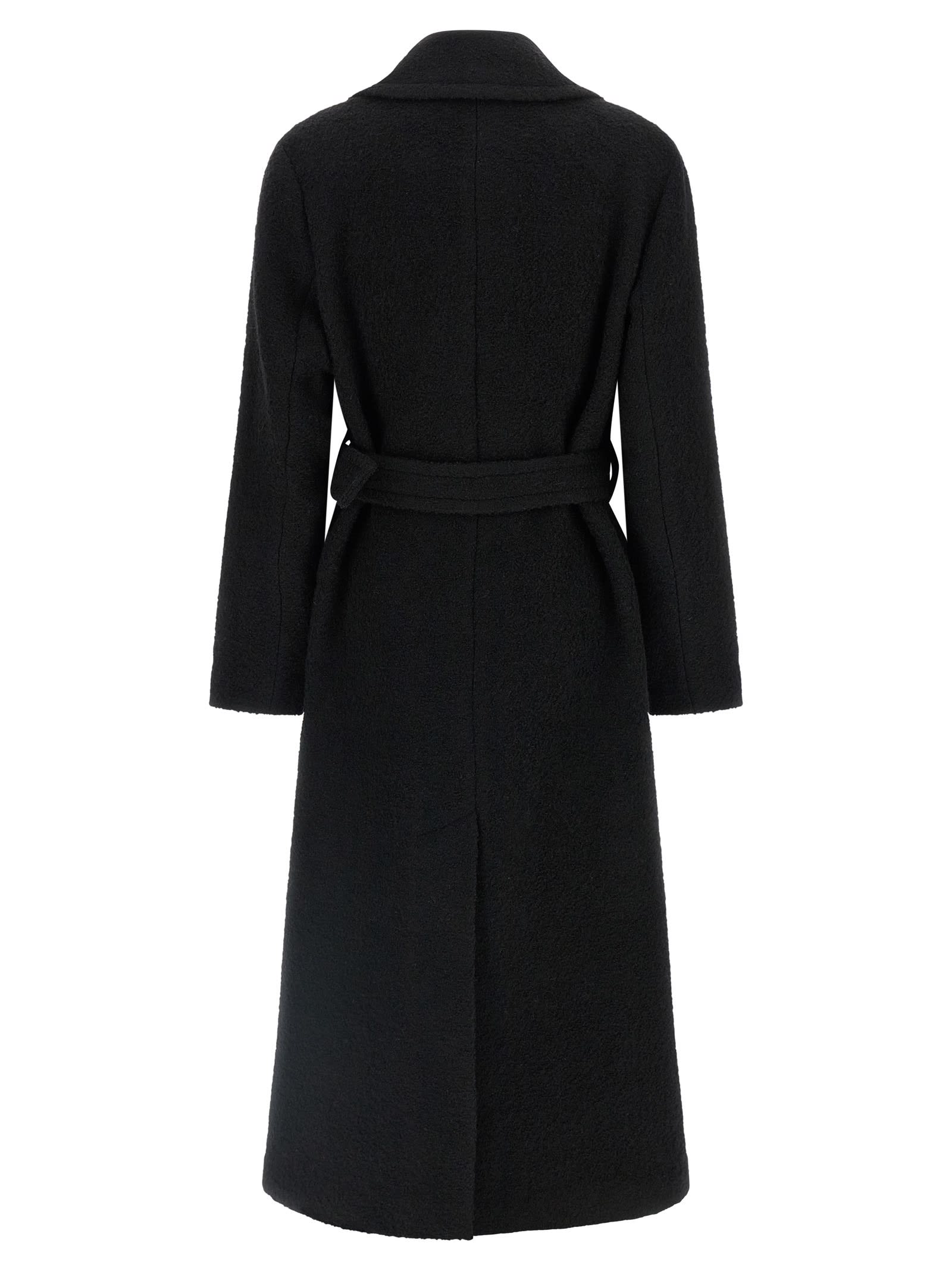 Pinko Cerfoglio Coat In Black