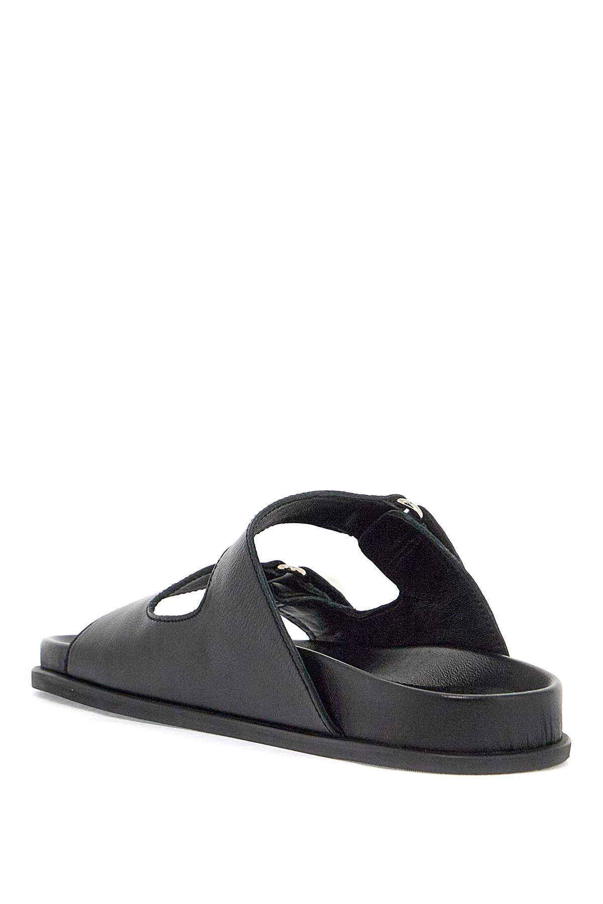 Shop Jimmy Choo Fayce Slides In Black (black)