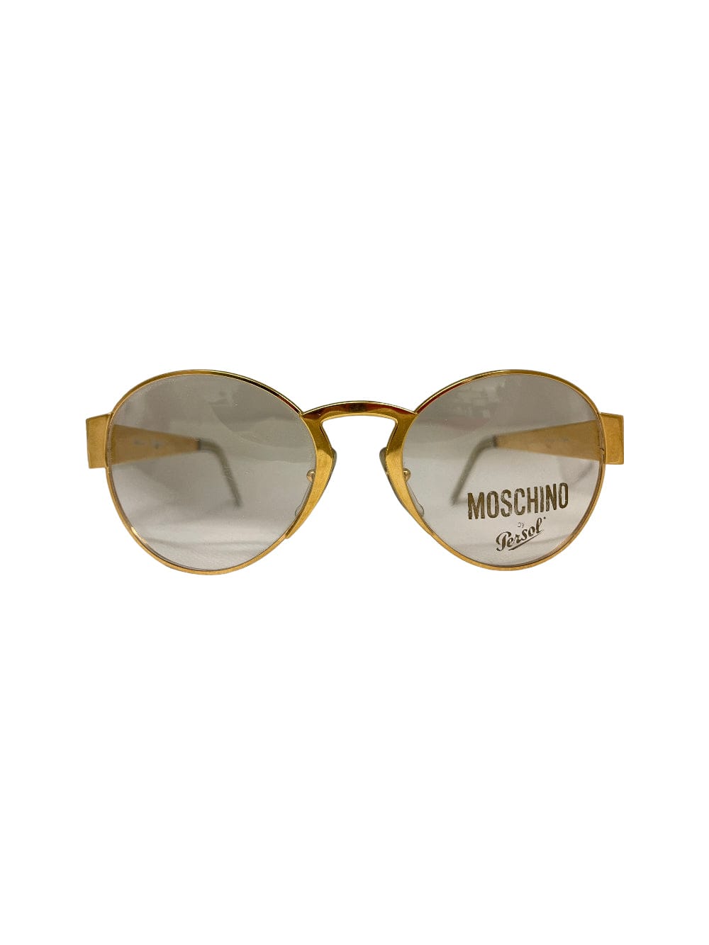 Shop Moschino Eyewear M08 - Gold Sunglasses
