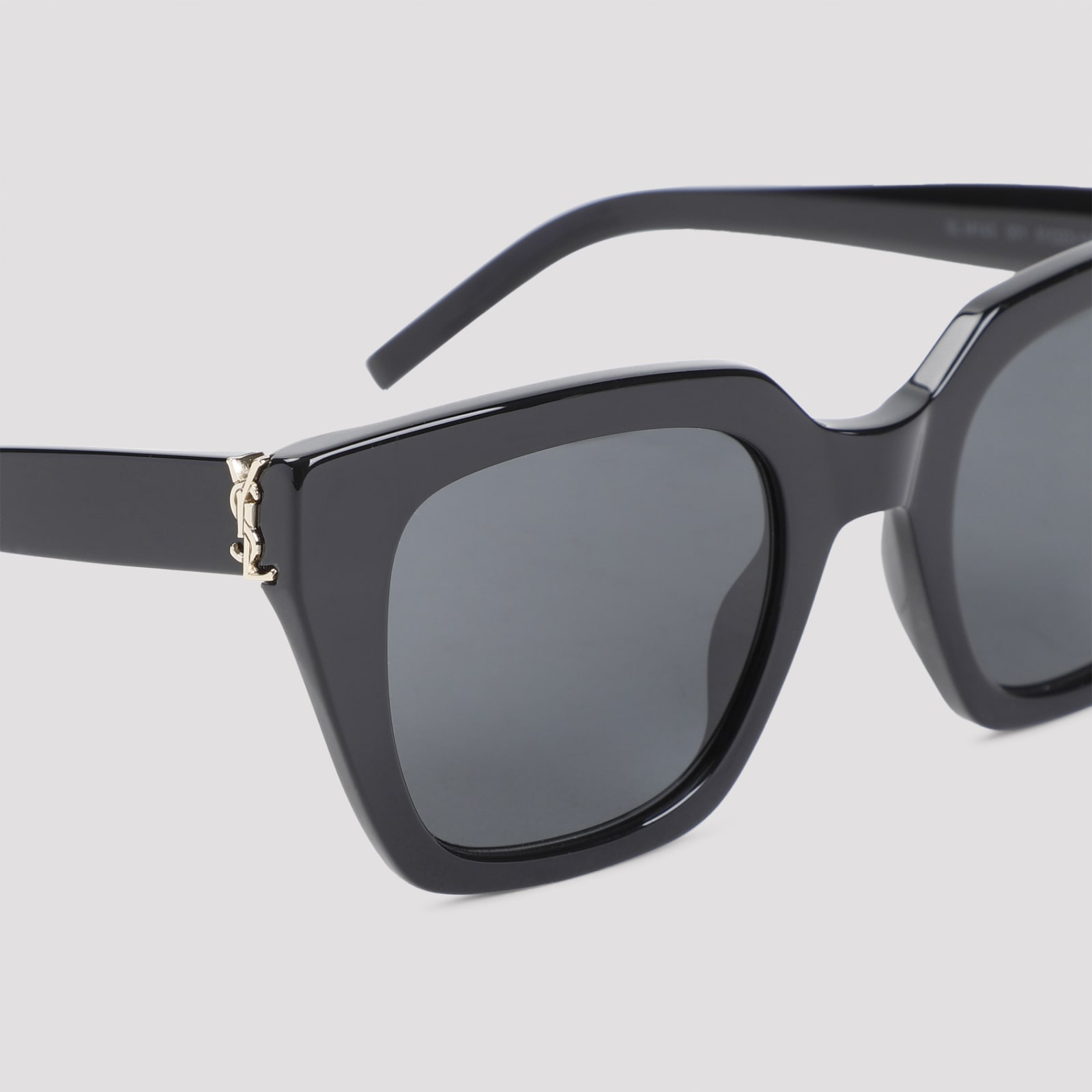 Shop Saint Laurent Sunglasses In Black