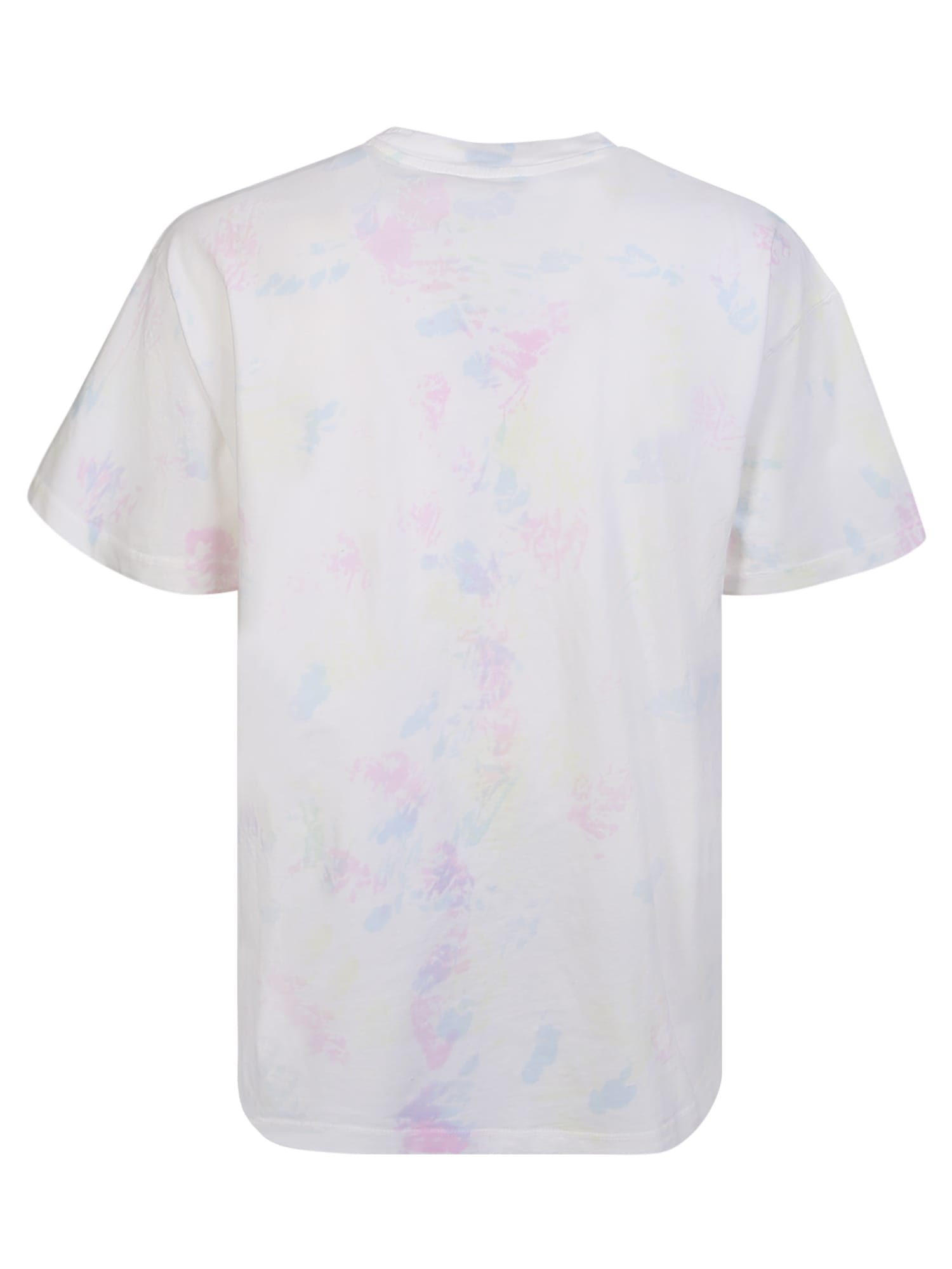 Shop Aries Logo Print Tie Dye T-shirt In Multi
