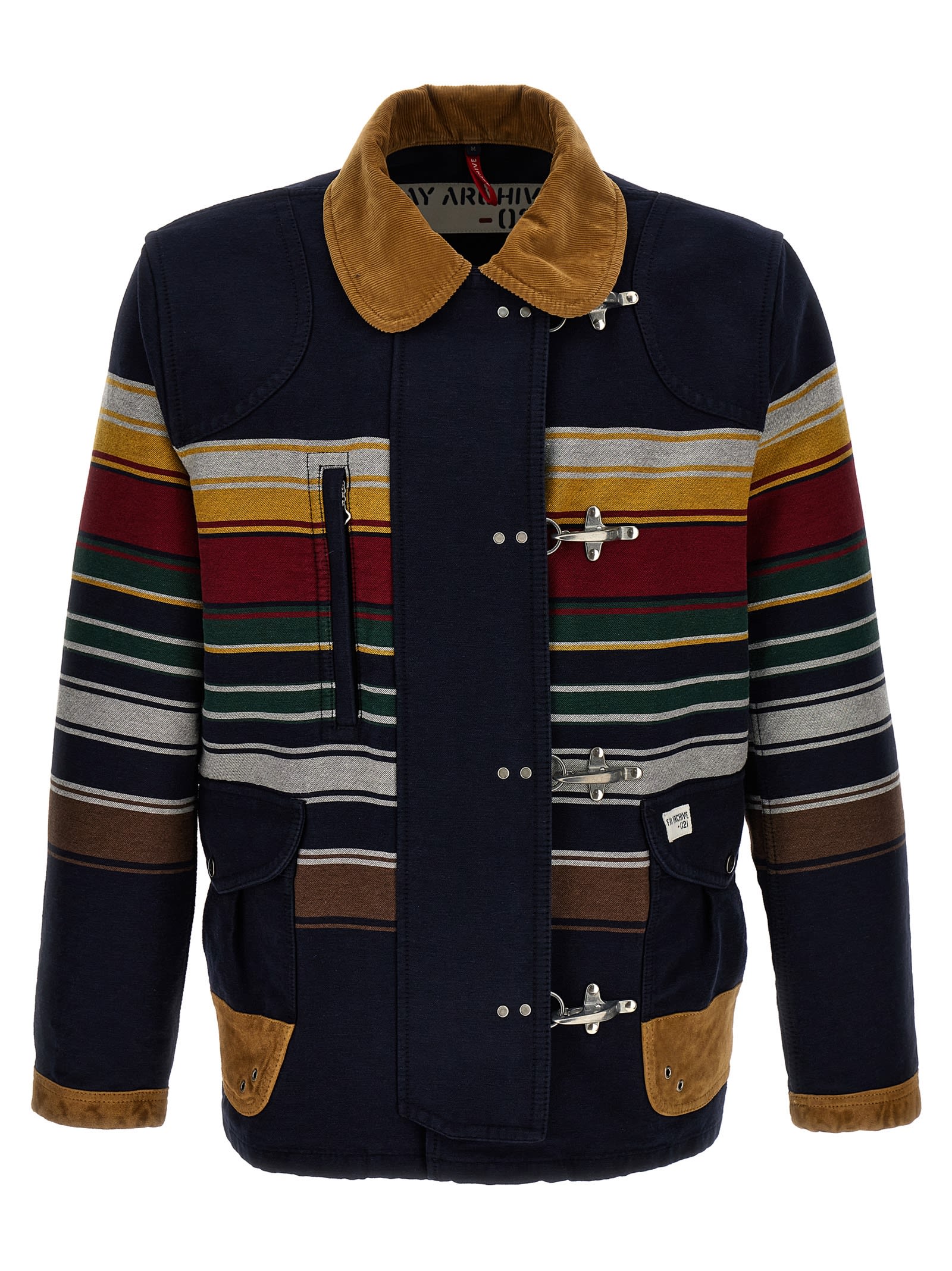 Shop Fay 4 Ganci Jacket In Multicolour