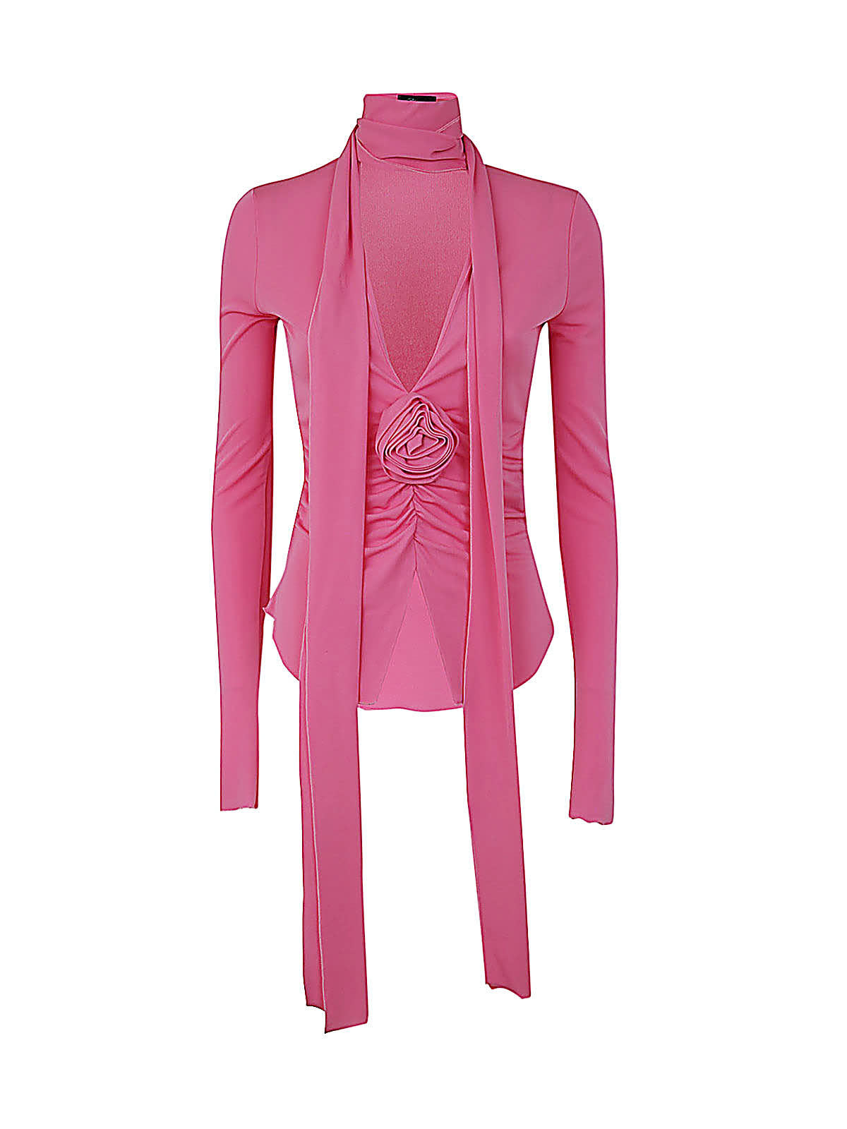 Blumarine 'm Hmlyn Down' Parka In Bubblegum