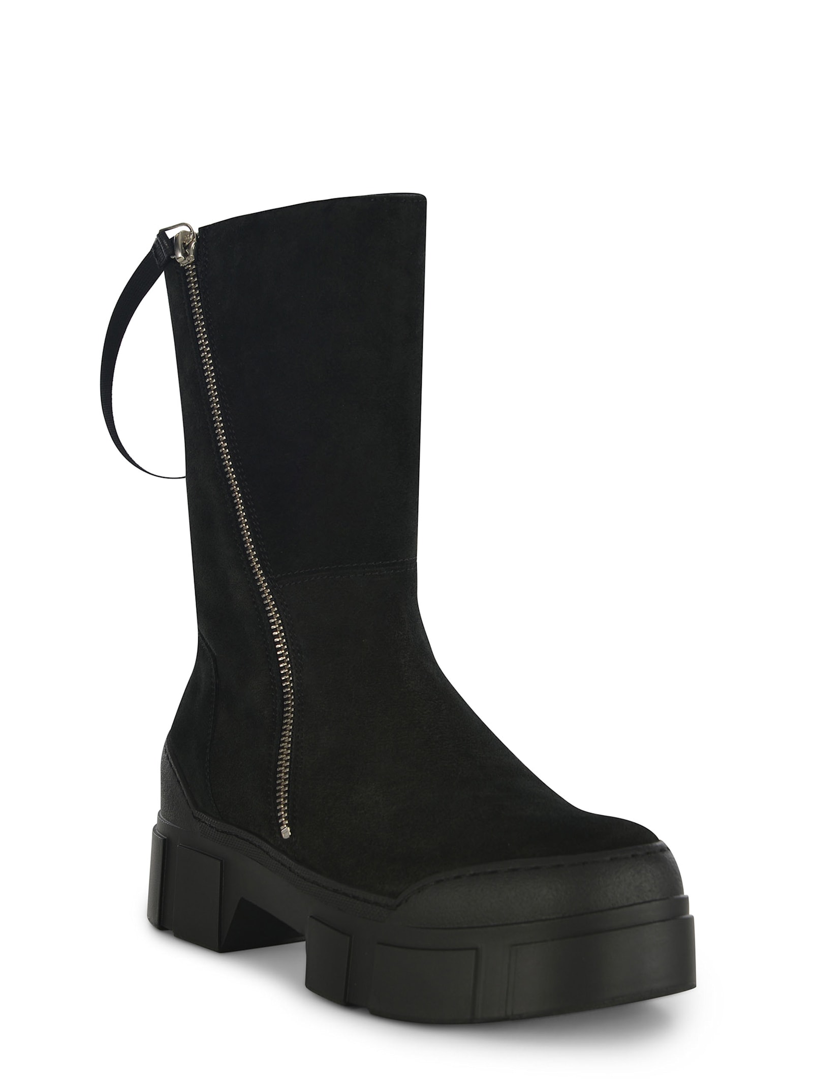 Shop Vic Matie Ankle Boots Vic Matié Roccia Made Of Split Leather In Black