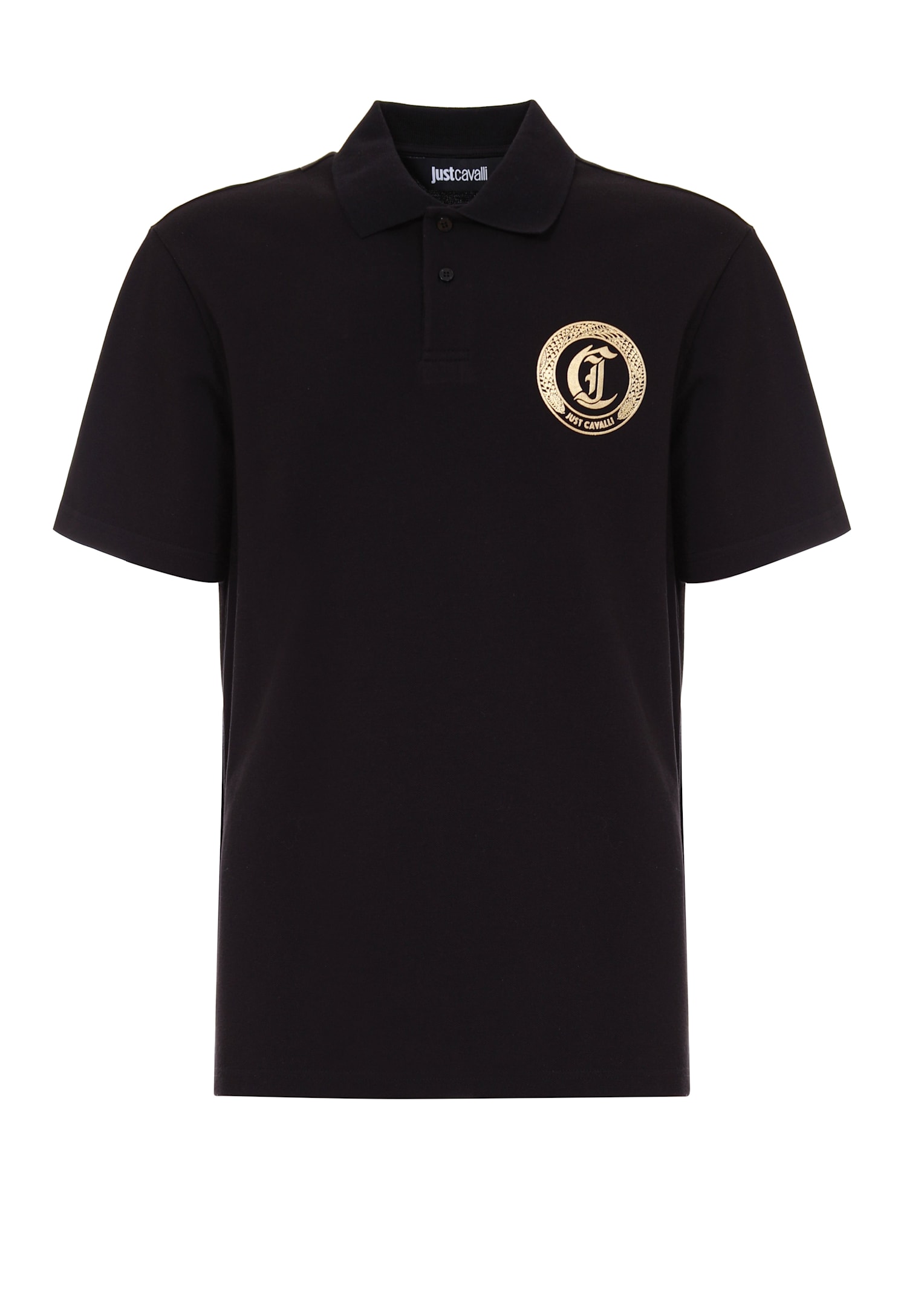Roberto Cavalli Just Cavalli Polo In Black