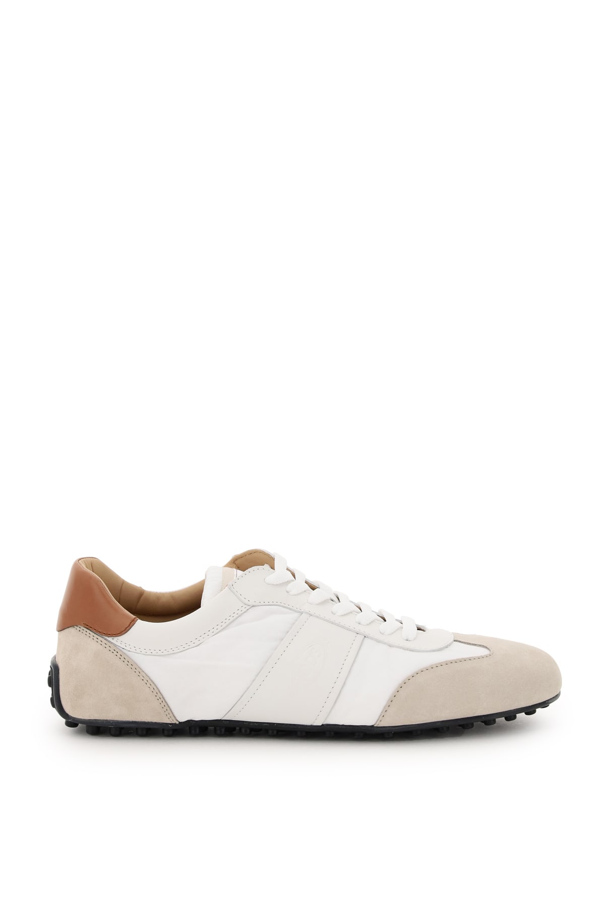 Tods Leather And Fabric Sneakers