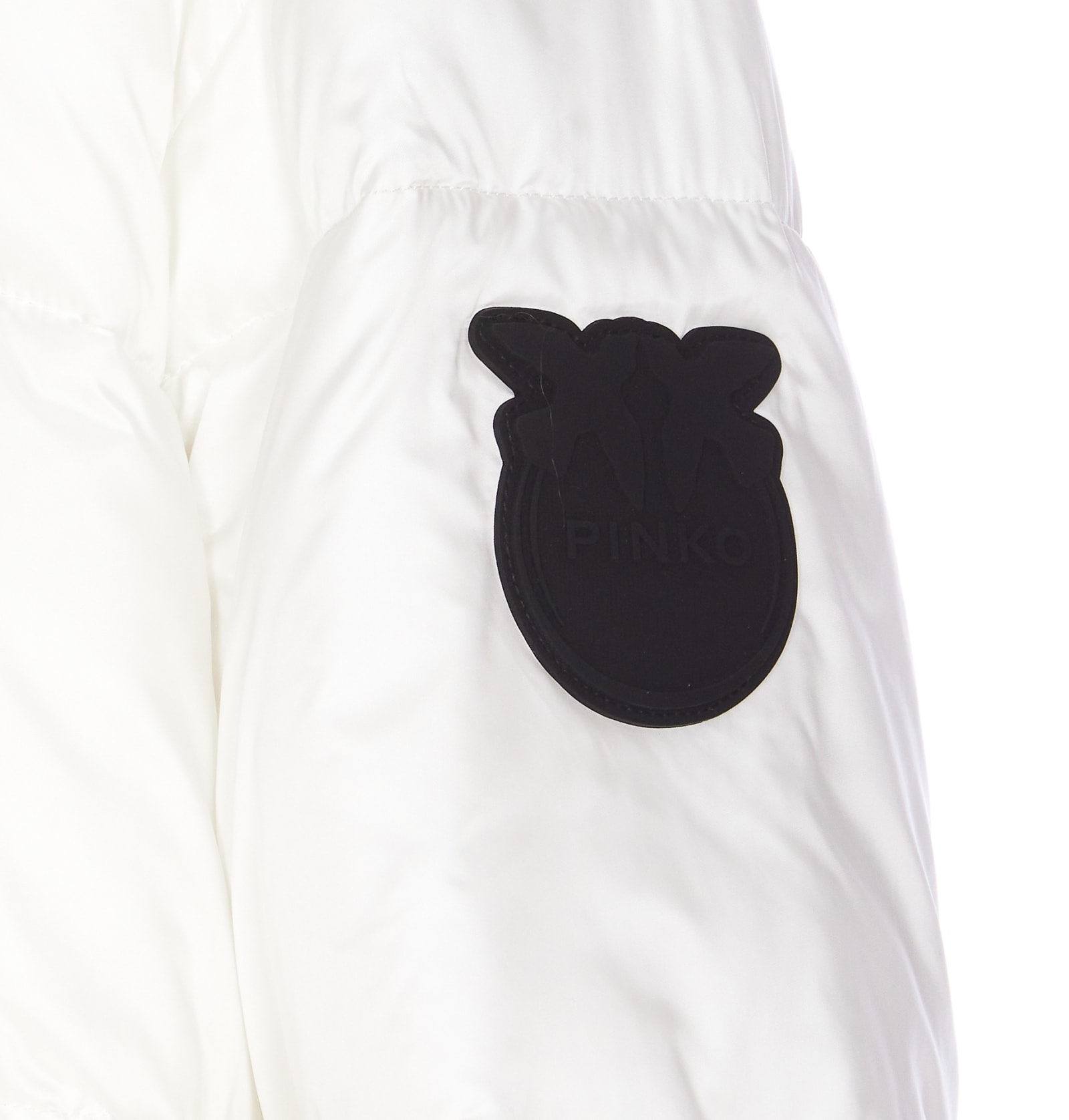 Shop Pinko Idrante Down Jacket In White