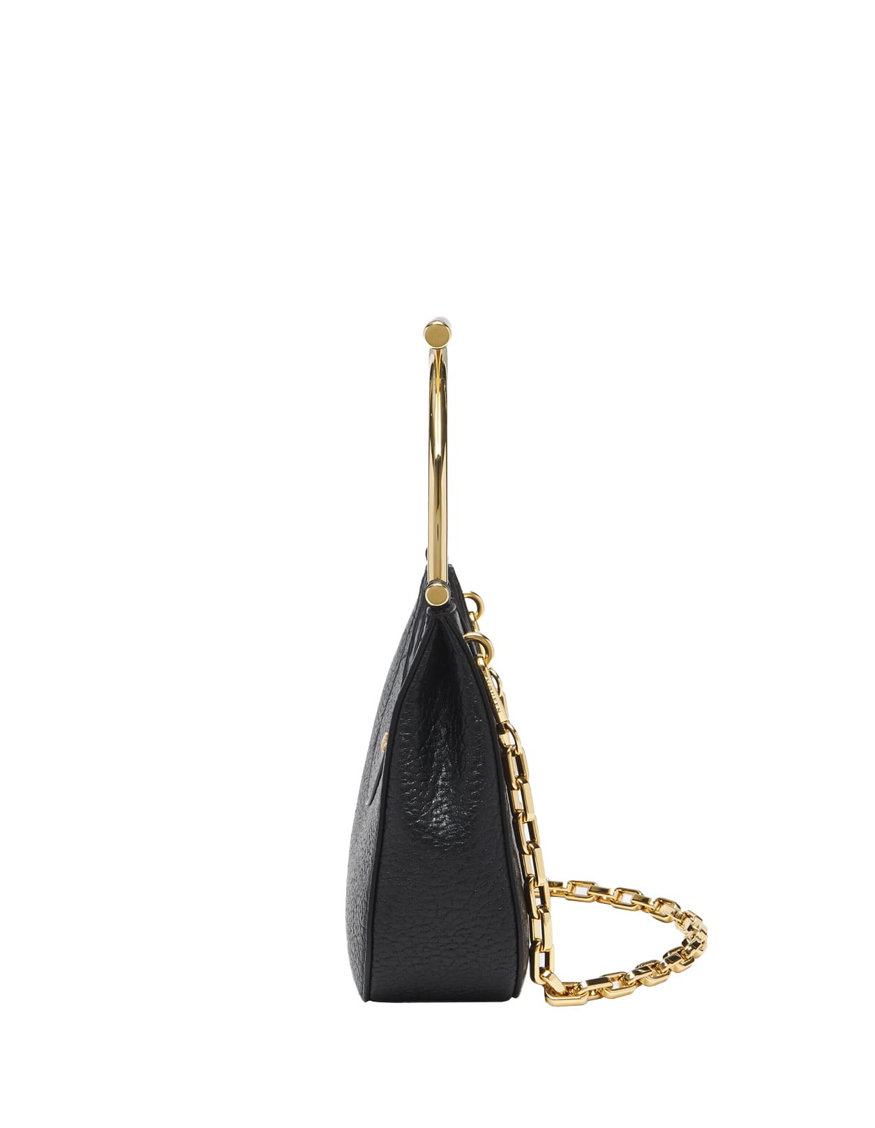 Shop Alexander Mcqueen Mini Cross-bar Bag In Black/gold