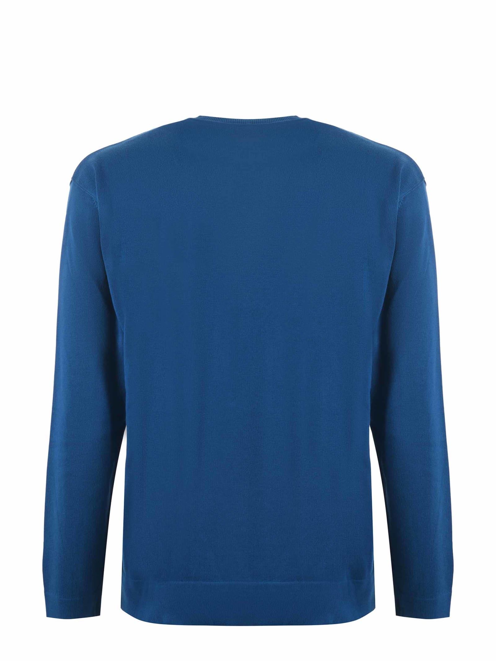 Shop C.p. Company Sweater In Blu Ottanio