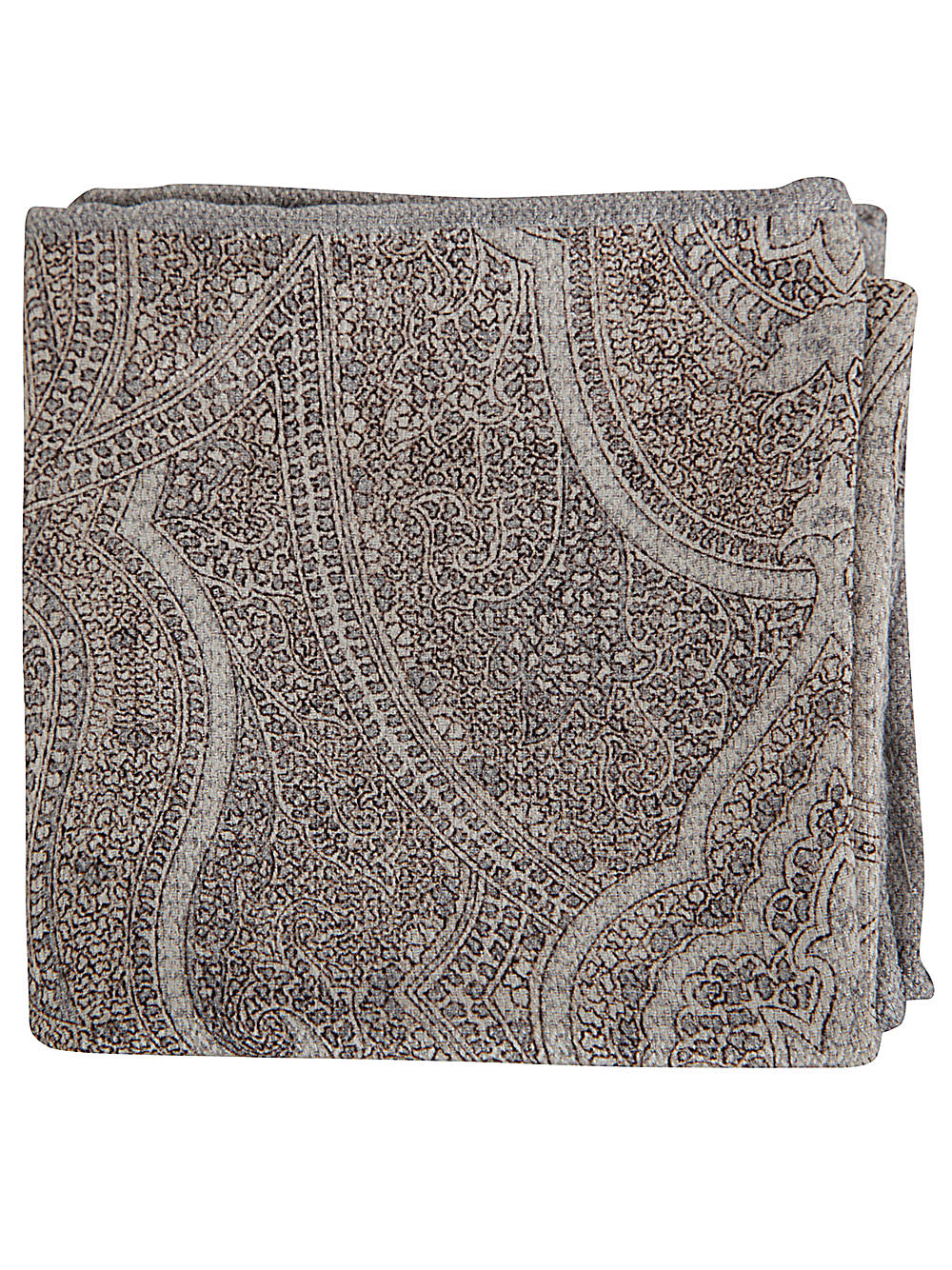 Shop Brunello Cucinelli Pocket Square In Grey